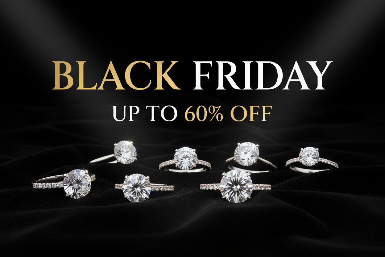 Black Friday Lab Grown Diamond Engagement Rings