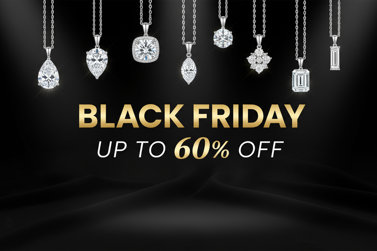 Black Friday Lab Grown Diamond Pendants