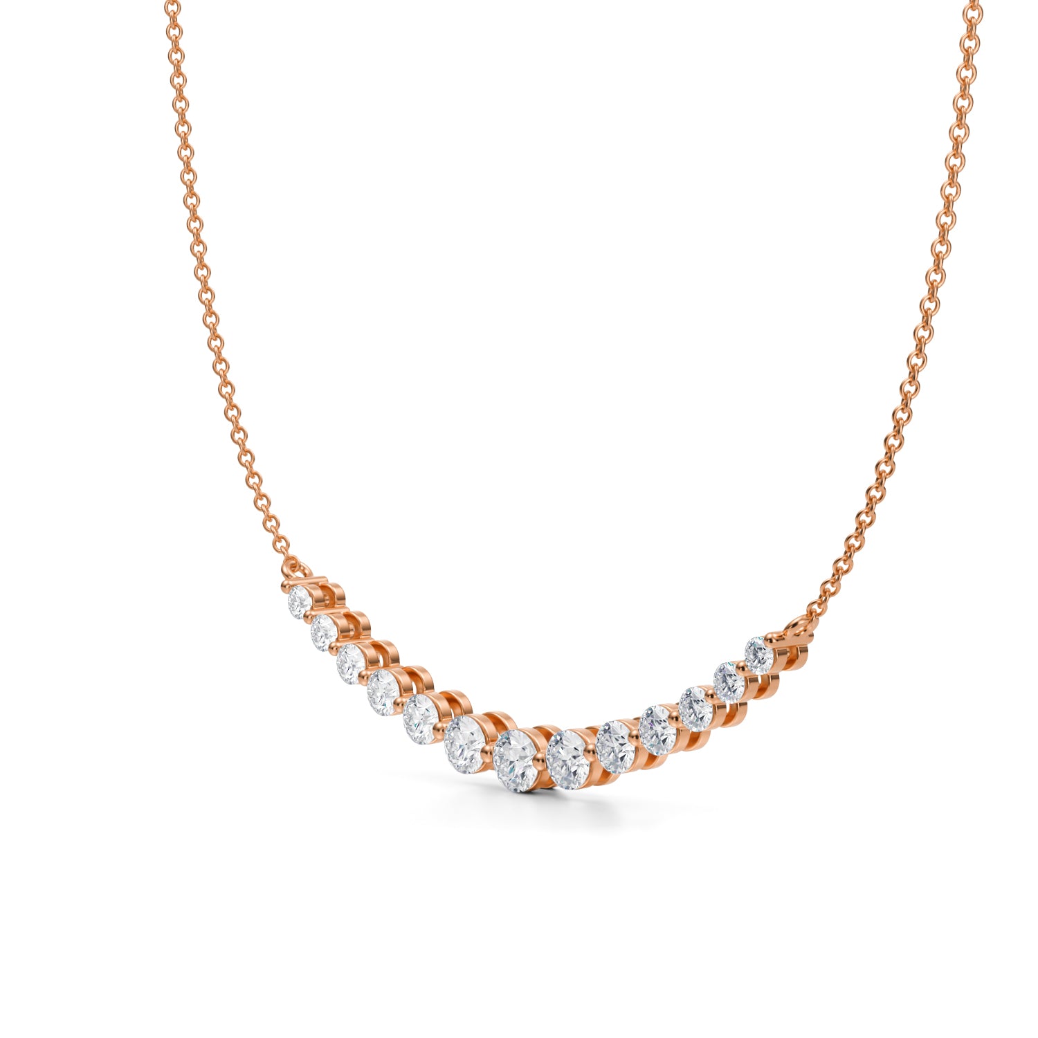 1 Carat Smile Lab Grown Diamond Necklace - Michael Gabriels