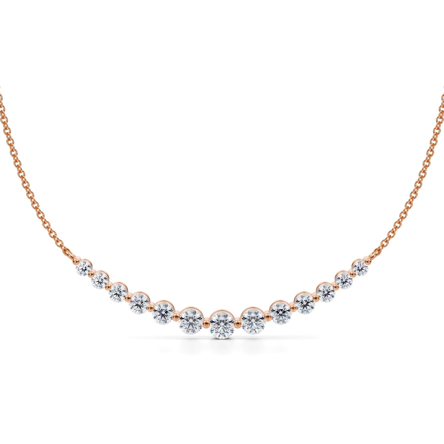 1 Carat Smile Lab Grown Diamond Necklace - Michael Gabriels