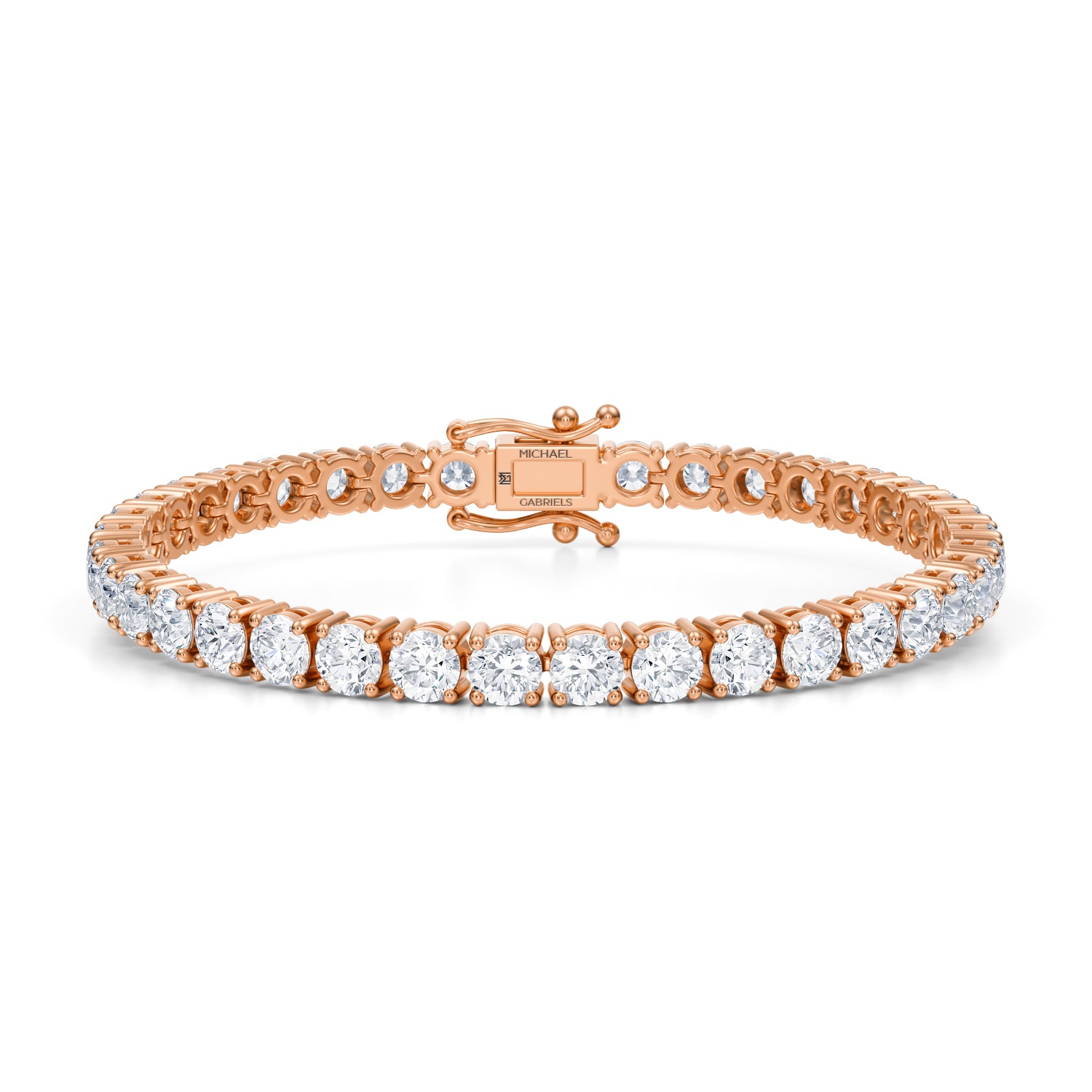 12 Carat Lab Grown Diamond Tennis Bracelet - Michael Gabriels