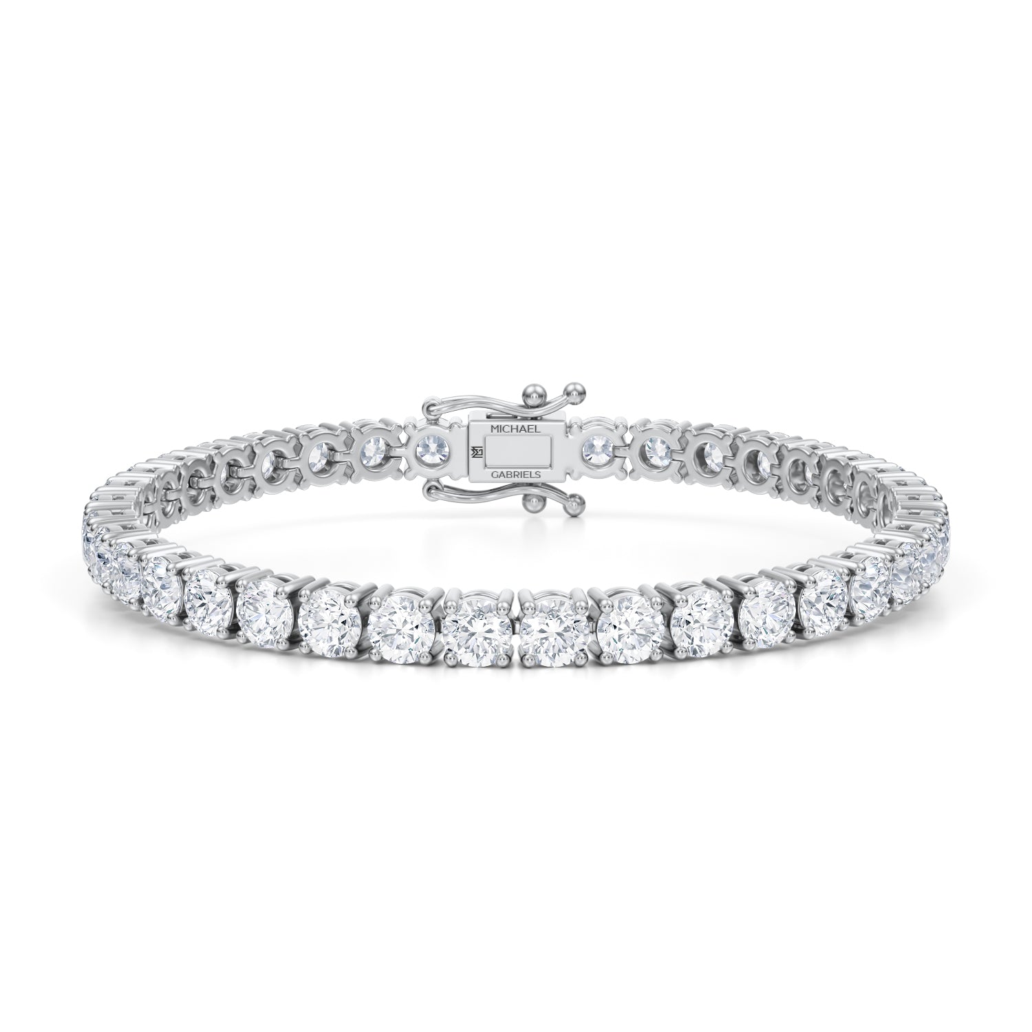 12 Carat Lab Grown Diamond Tennis Bracelet - Michael Gabriels