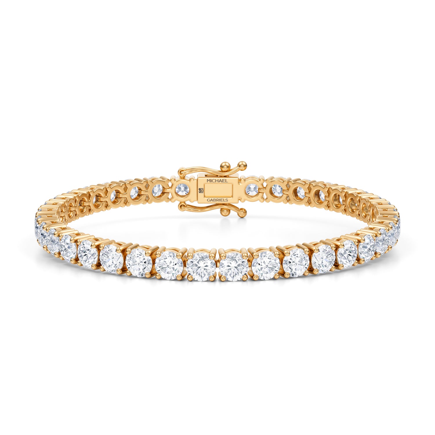 12 Carat Lab Grown Diamond Tennis Bracelet - Michael Gabriels
