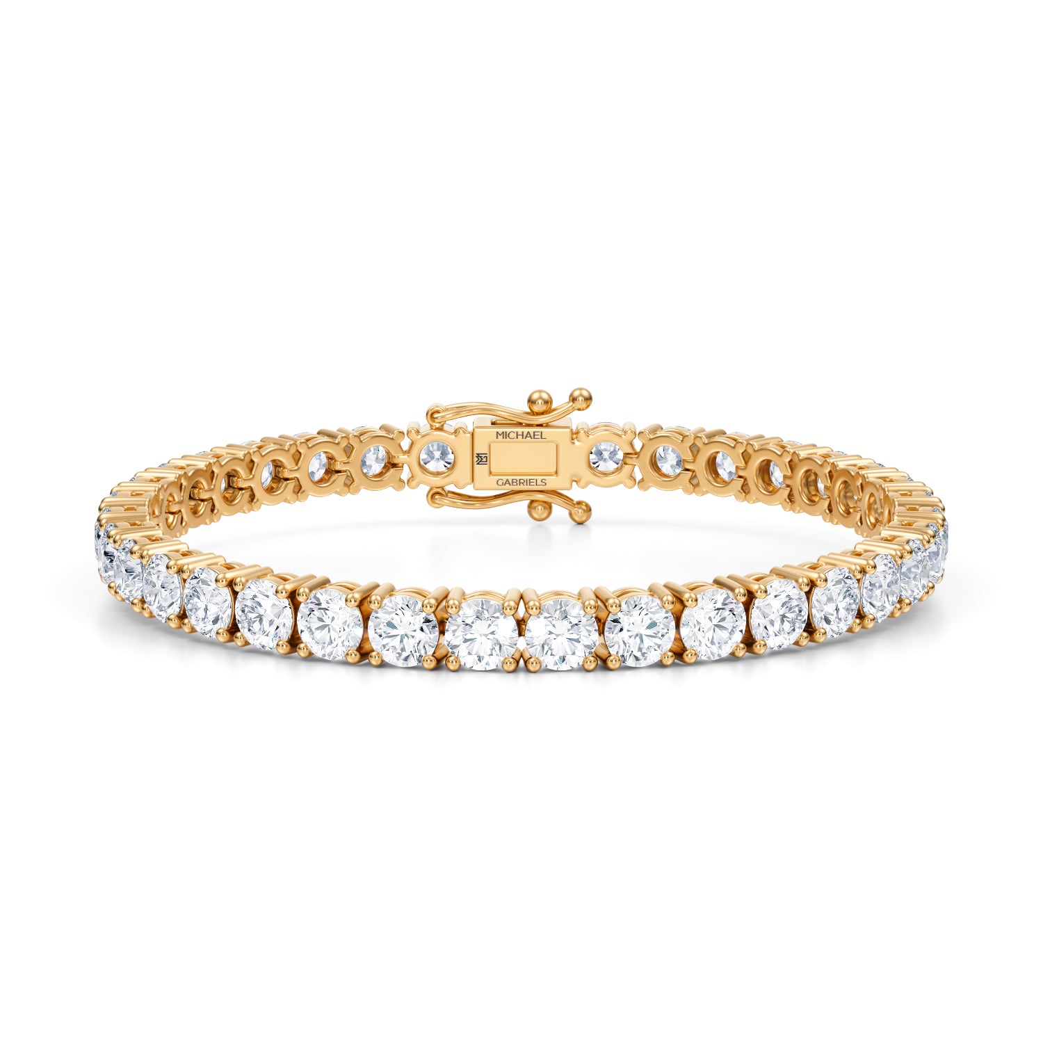 14 Carat Lab Grown Diamond Tennis Bracelet - Michael Gabriels