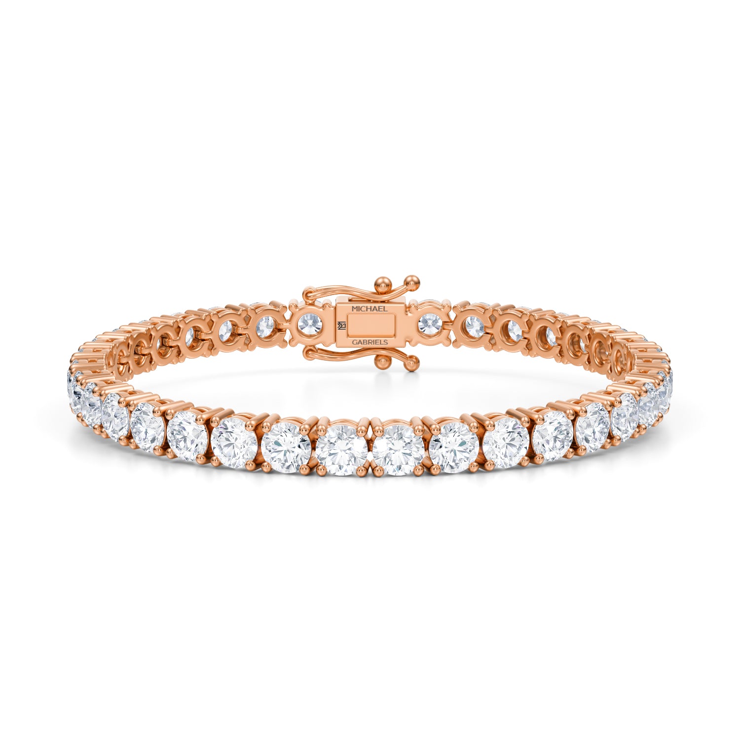 14 Carat Lab Grown Diamond Tennis Bracelet - Michael Gabriels