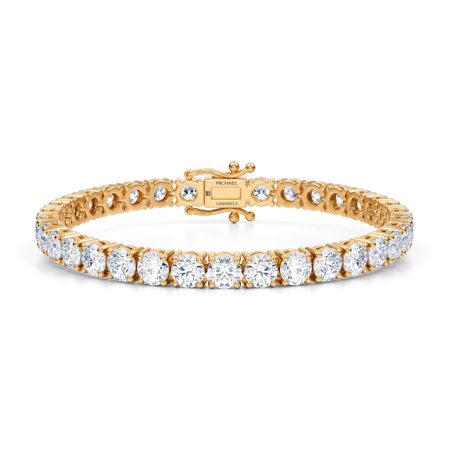 17 Carat Lab Grown Diamond Tennis Bracelet - Michael Gabriels