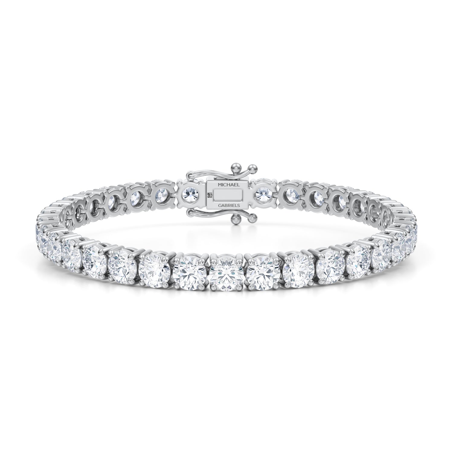 17 Carat Lab Grown Diamond Tennis Bracelet - Michael Gabriels