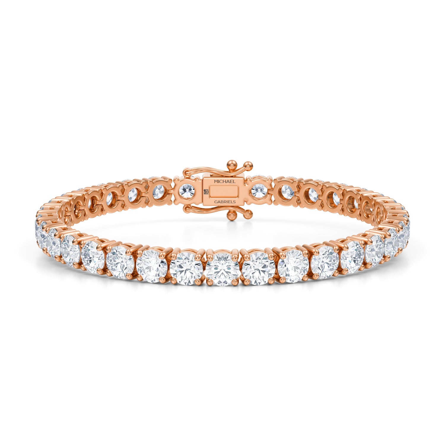 17 Carat Lab Grown Diamond Tennis Bracelet - Michael Gabriels