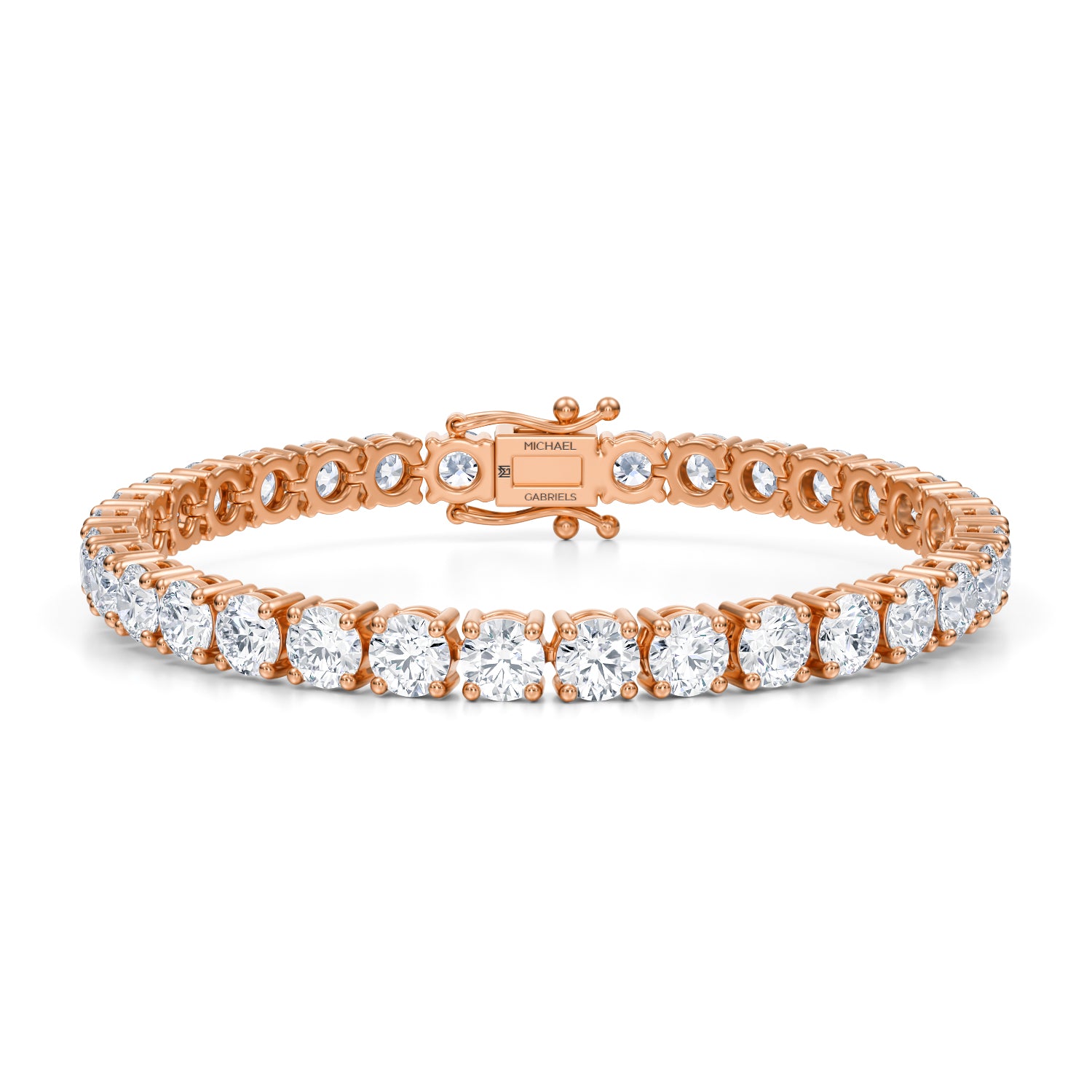 18 Carat Lab Grown Diamond Tennis Bracelet - Michael Gabriels