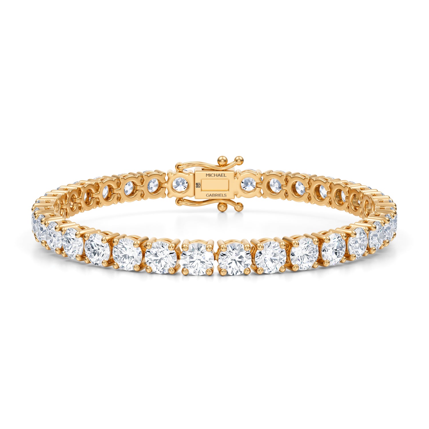 18 Carat Lab Grown Diamond Tennis Bracelet - Michael Gabriels