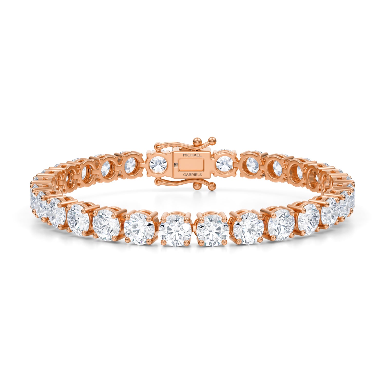 20 Carat Lab Grown Diamond Tennis Bracelet - Michael Gabriels