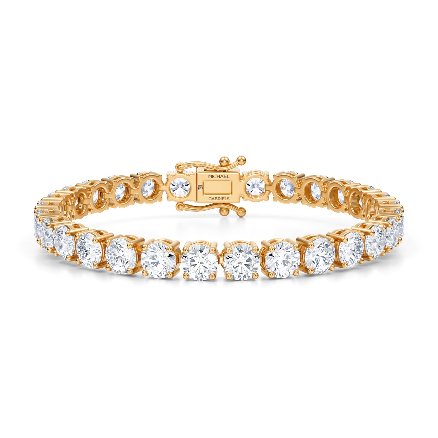 20 Carat Lab Grown Diamond Tennis Bracelet - Michael Gabriels