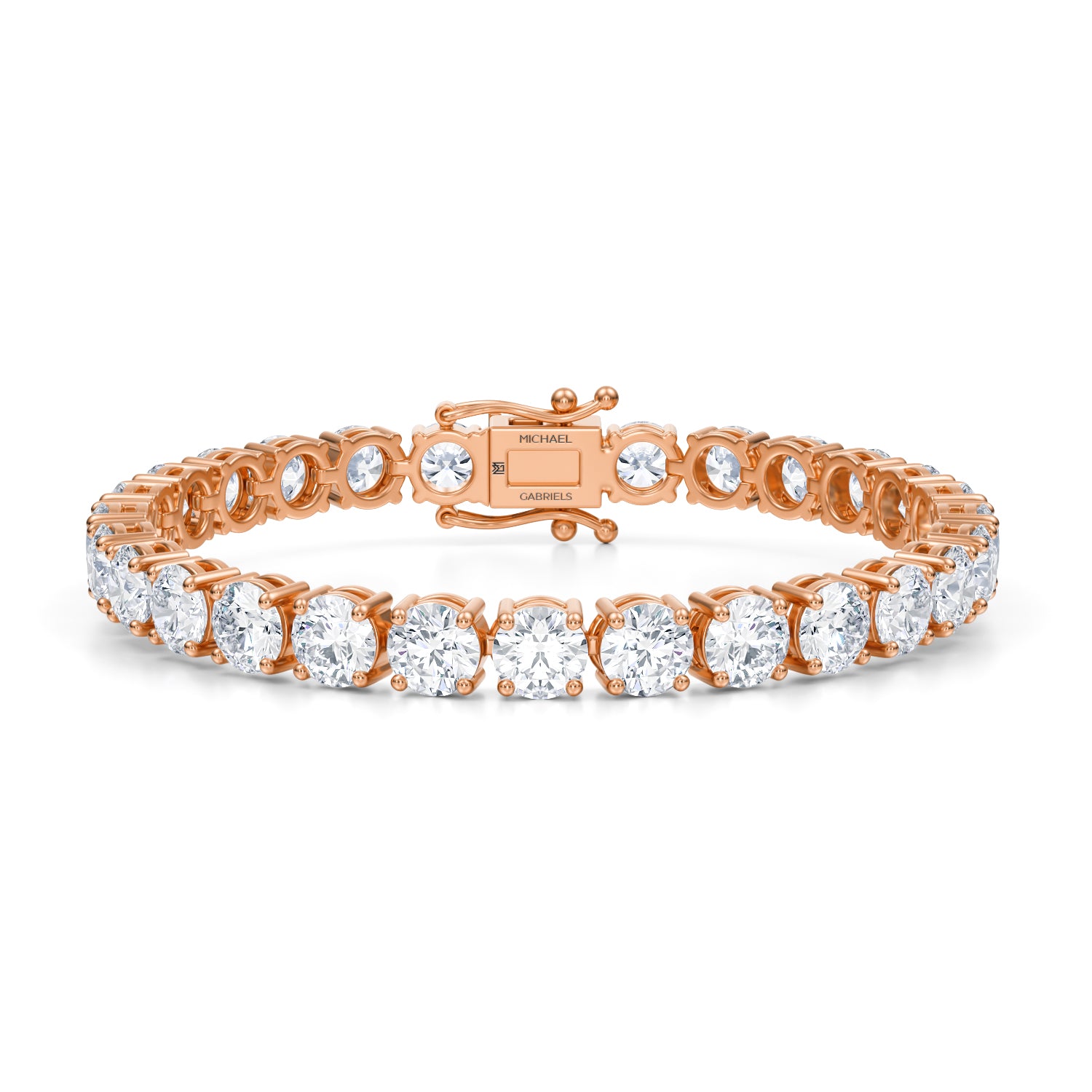 22 Carat Lab Grown Diamond Tennis Bracelet - Michael Gabriels