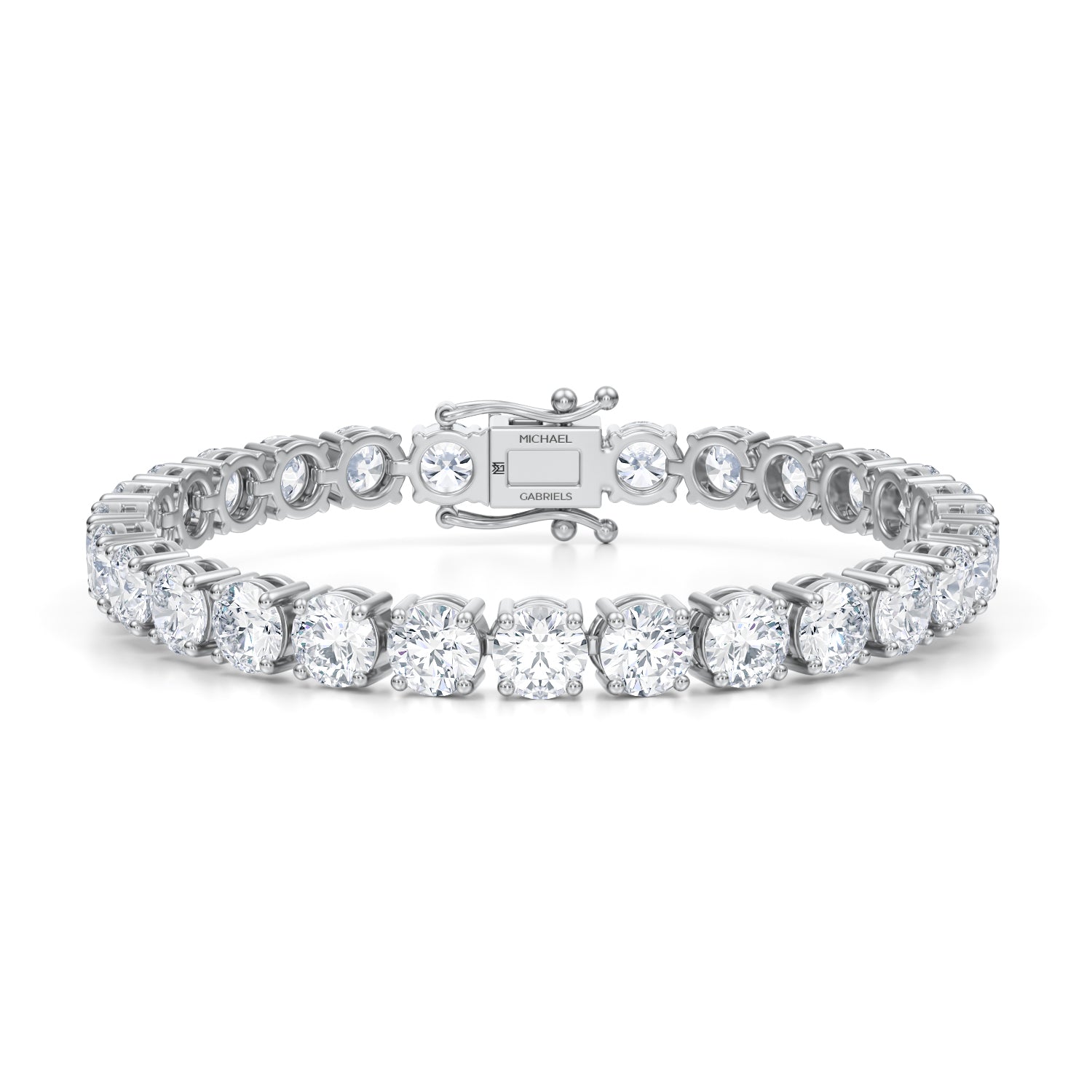 22 Carat Lab Grown Diamond Tennis Bracelet | Michael Gabriels