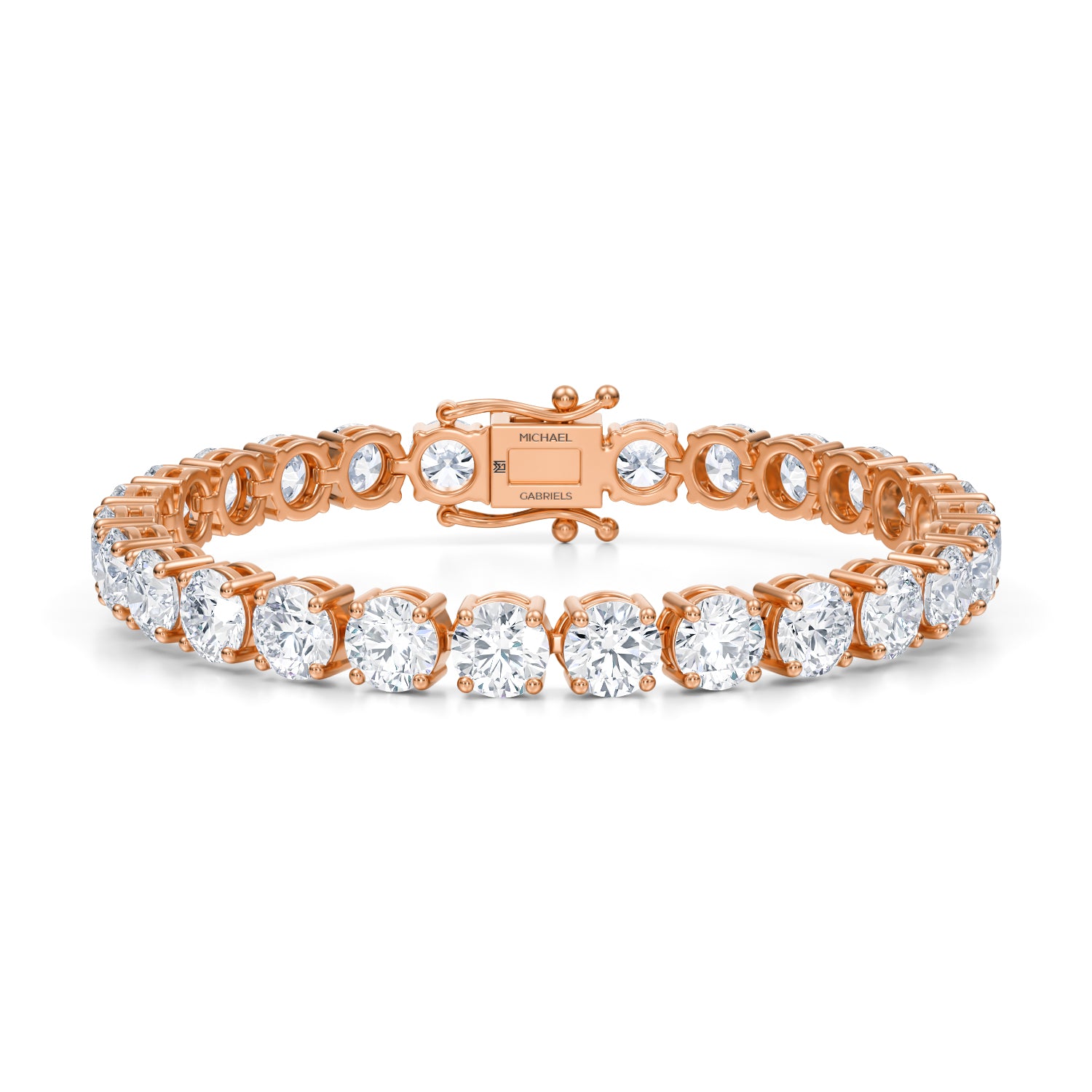 24 Carat Lab Grown Diamond Tennis Bracelet - Michael Gabriels