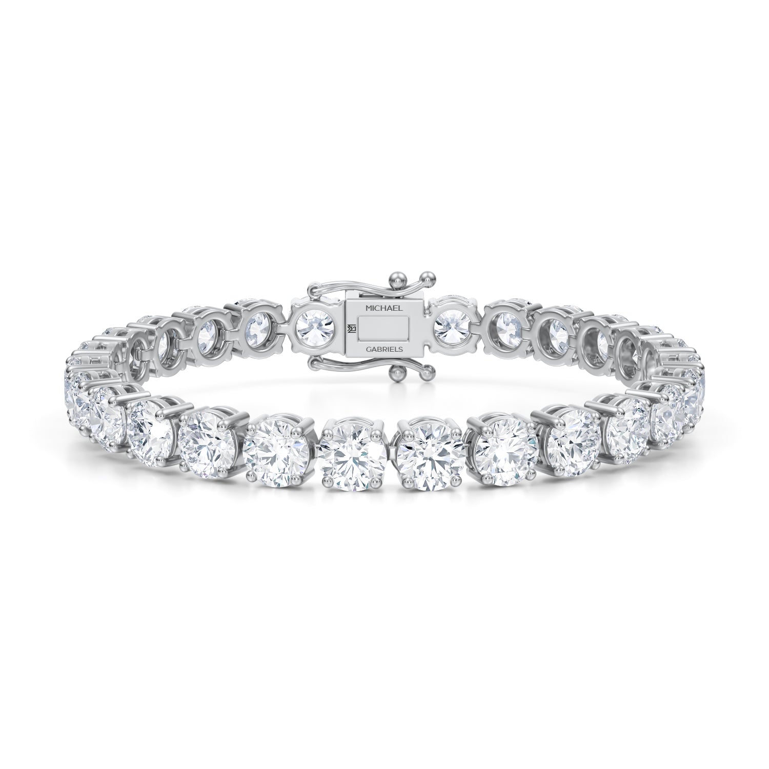 24 Carat Lab Grown Diamond Tennis Bracelet - Michael Gabriels
