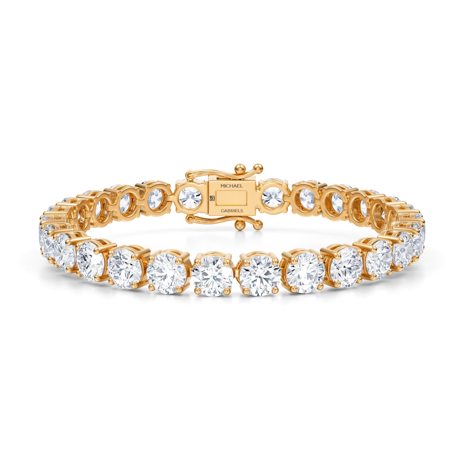 24 Carat Lab Grown Diamond Tennis Bracelet - Michael Gabriels