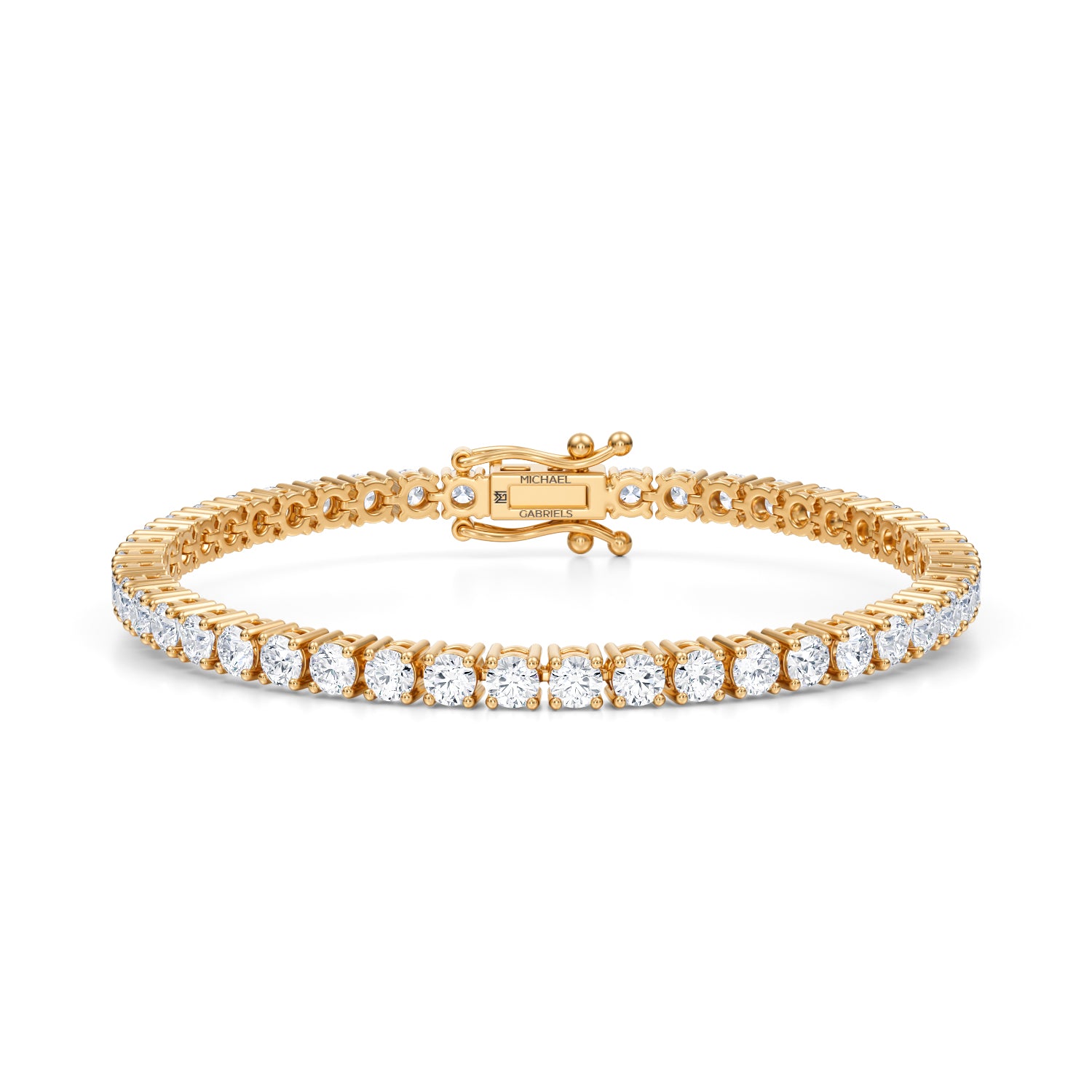 6 Carat Lab Grown Diamond Tennis Bracelet - Michael Gabriels