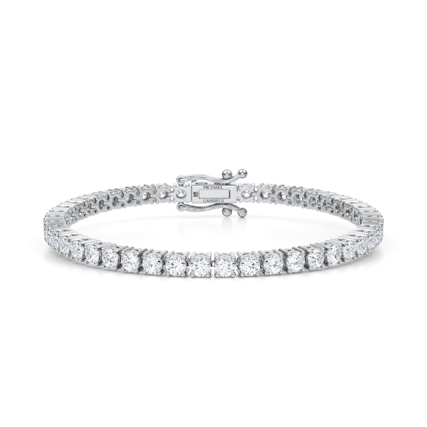 6 Carat Lab Grown Diamond Tennis Bracelet - Michael Gabriels