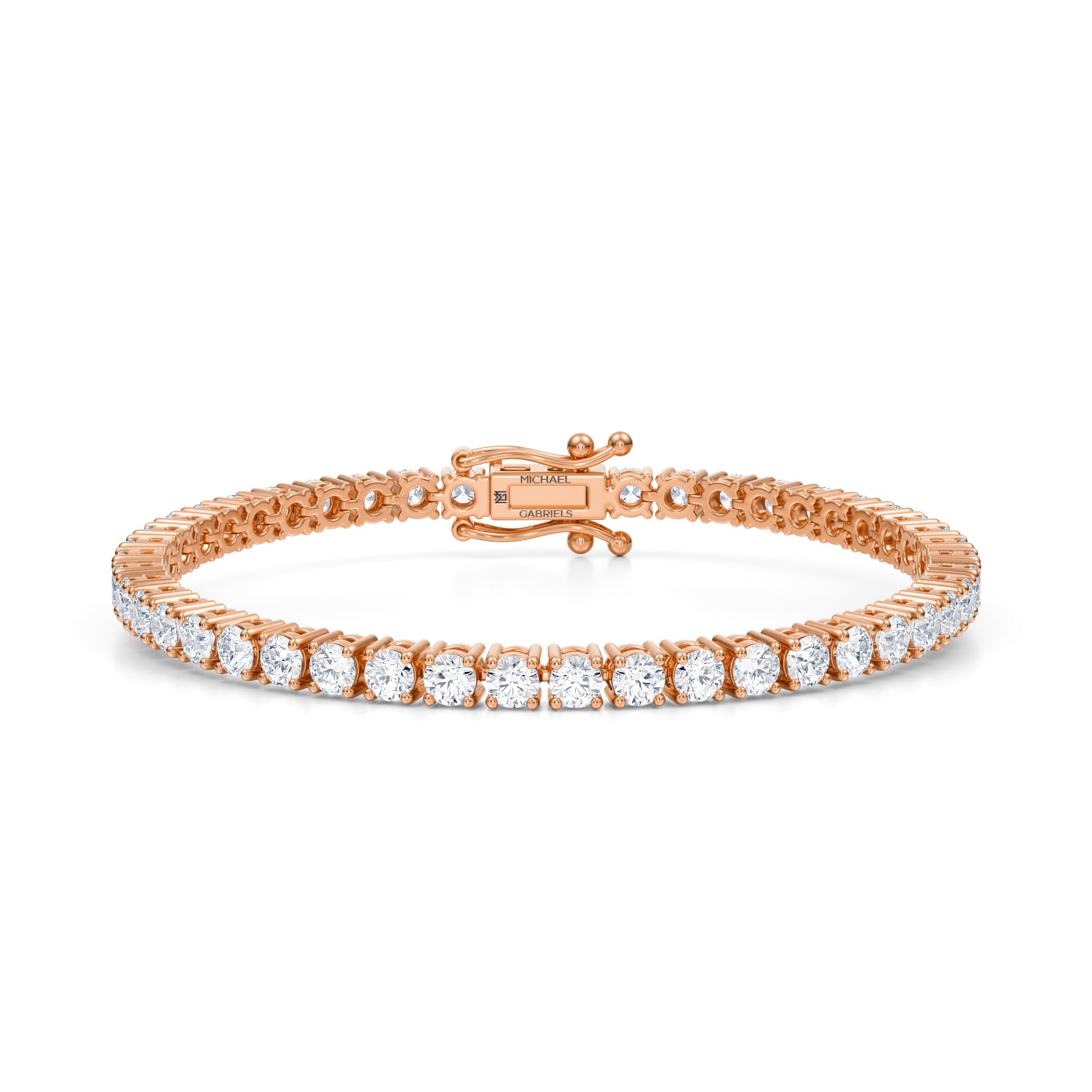6 Carat Lab Grown Diamond Tennis Bracelet - Michael Gabriels