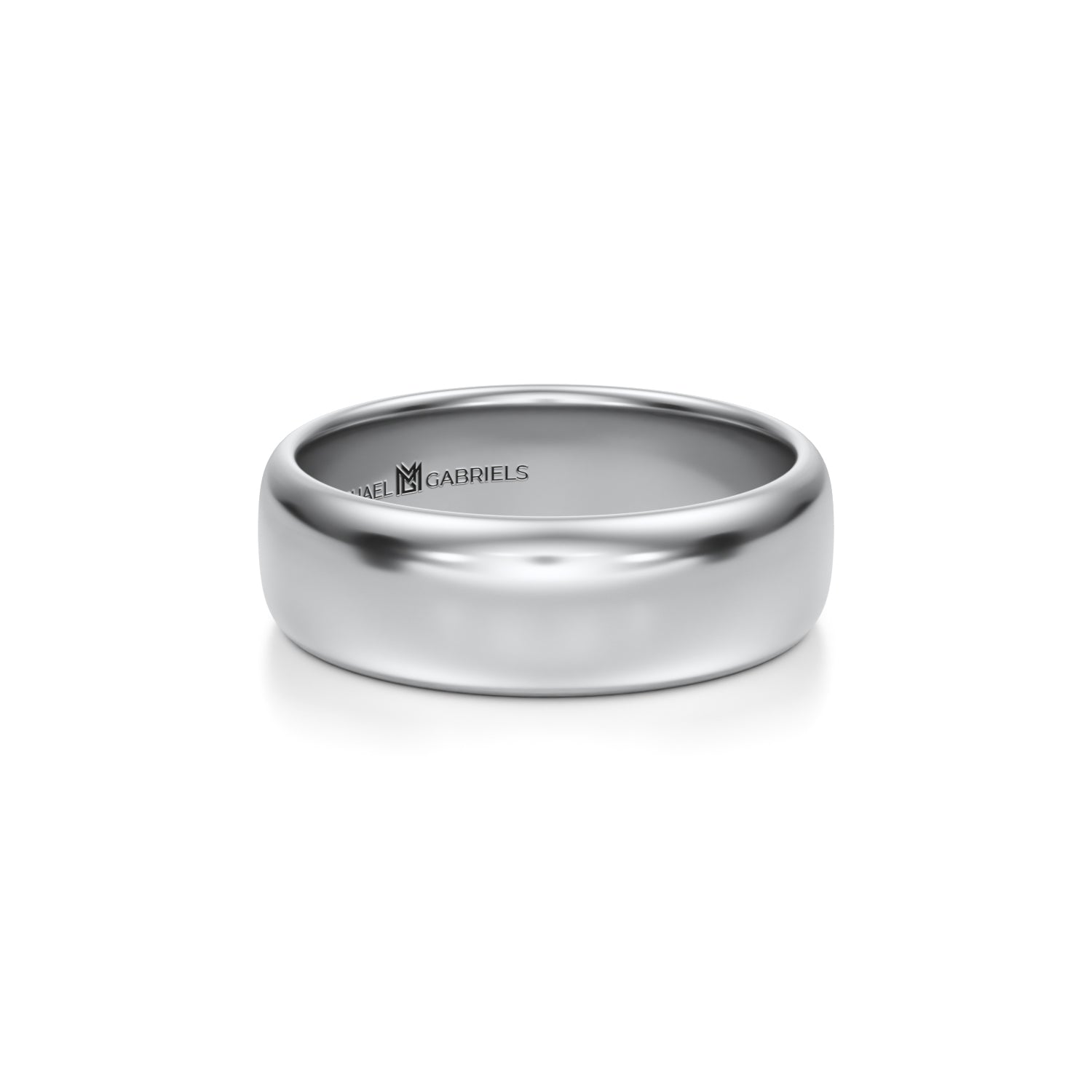 6mm Mens Wedding Band - High Polish - Michael Gabriels