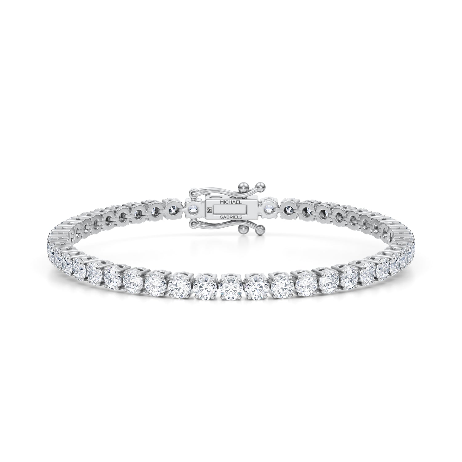 7 Carat Lab Grown Diamond Tennis Bracelet - Michael Gabriels