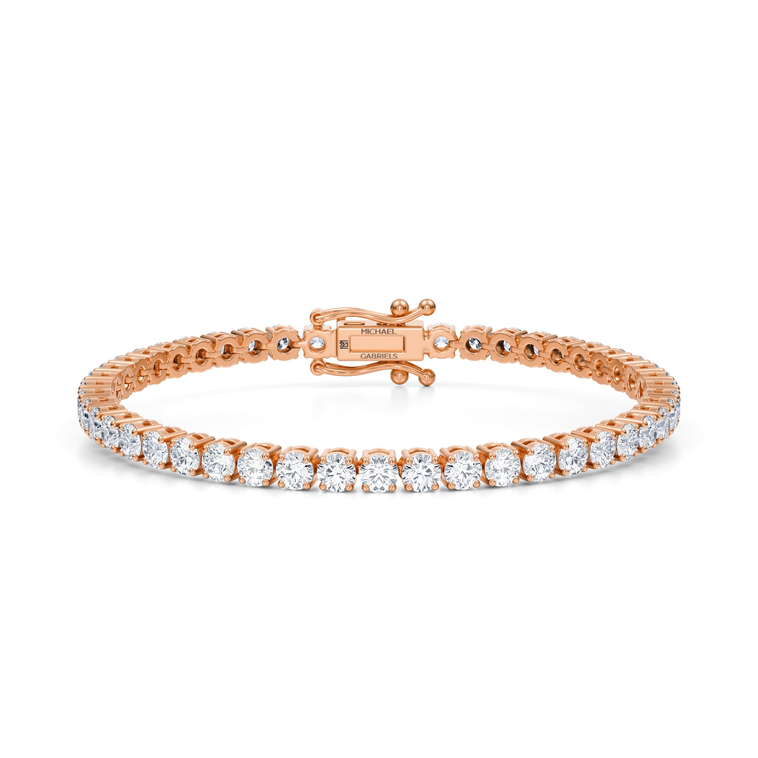 7 Carat Lab Grown Diamond Tennis Bracelet - Michael Gabriels