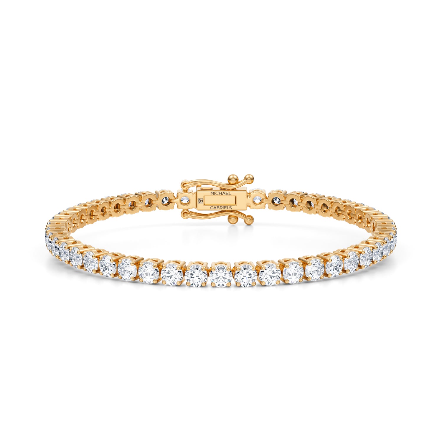 7 Carat Lab Grown Diamond Tennis Bracelet - Michael Gabriels