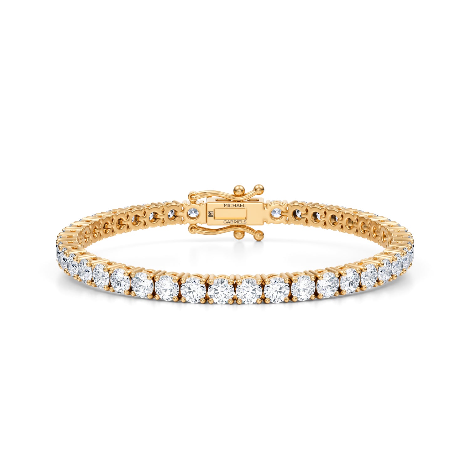 9 Carat Lab Grown Diamond Tennis Bracelet - Michael Gabriels