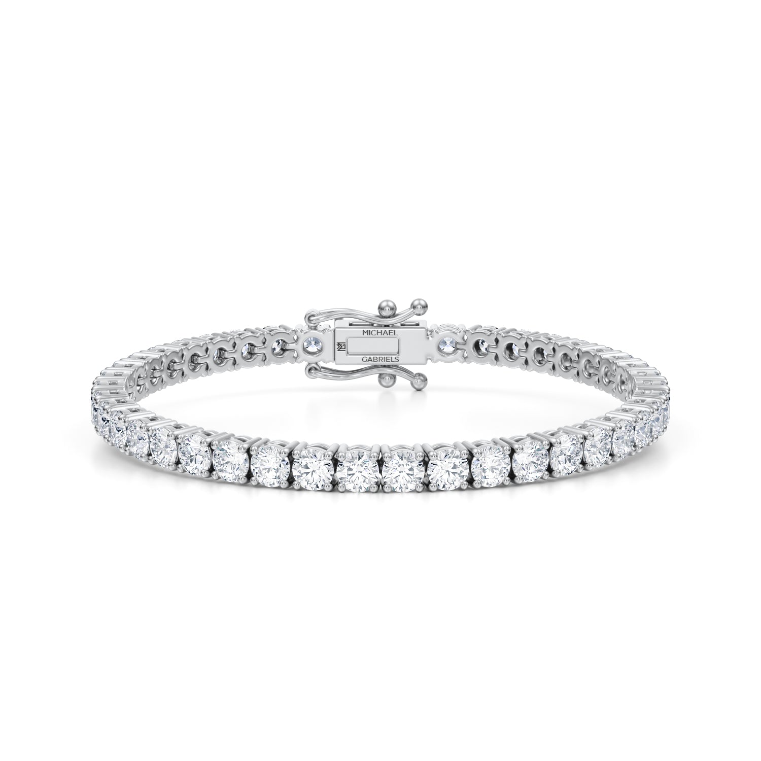 9 Carat Lab Grown Diamond Tennis Bracelet - Michael Gabriels