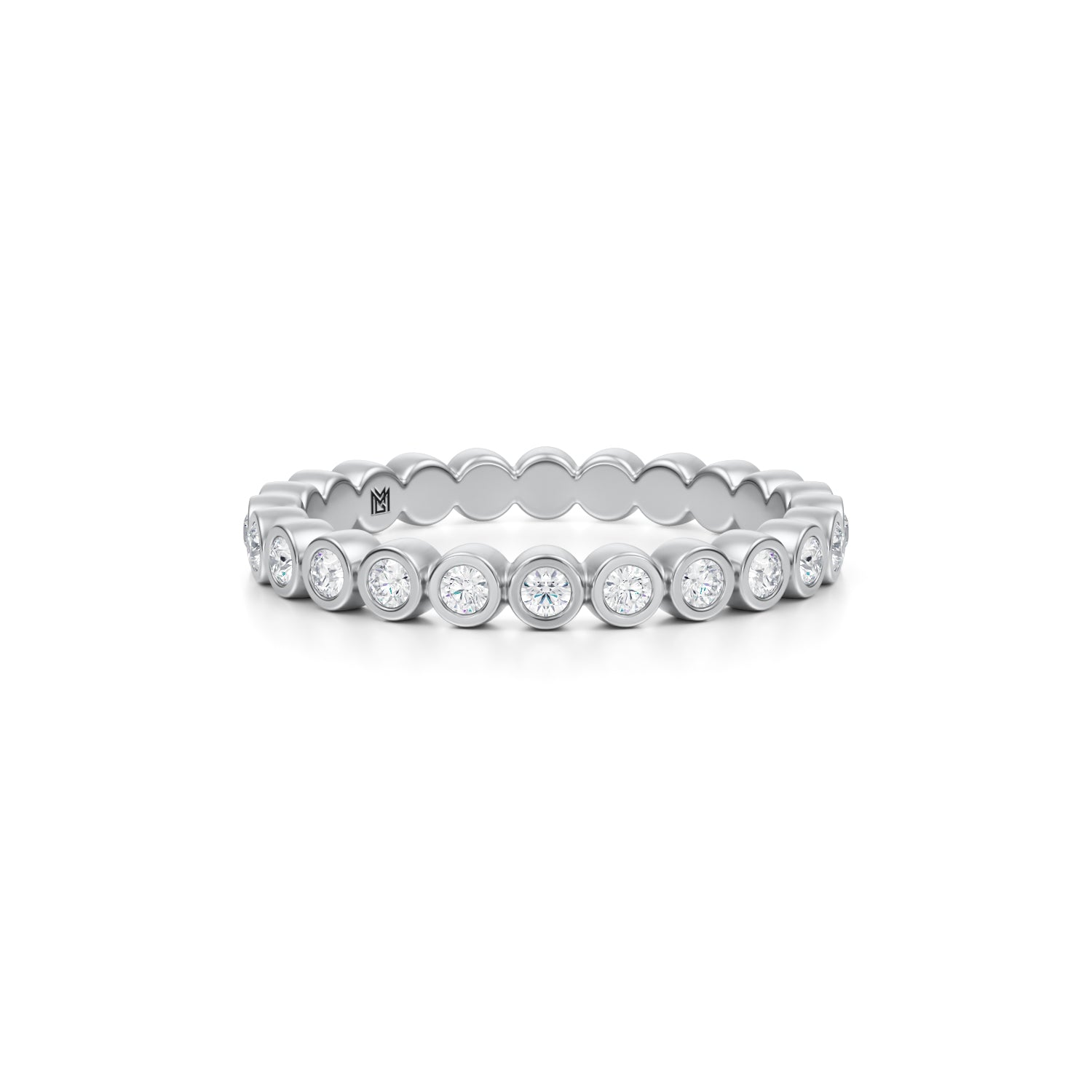 Bezel Diamond Band - Michael Gabriels
