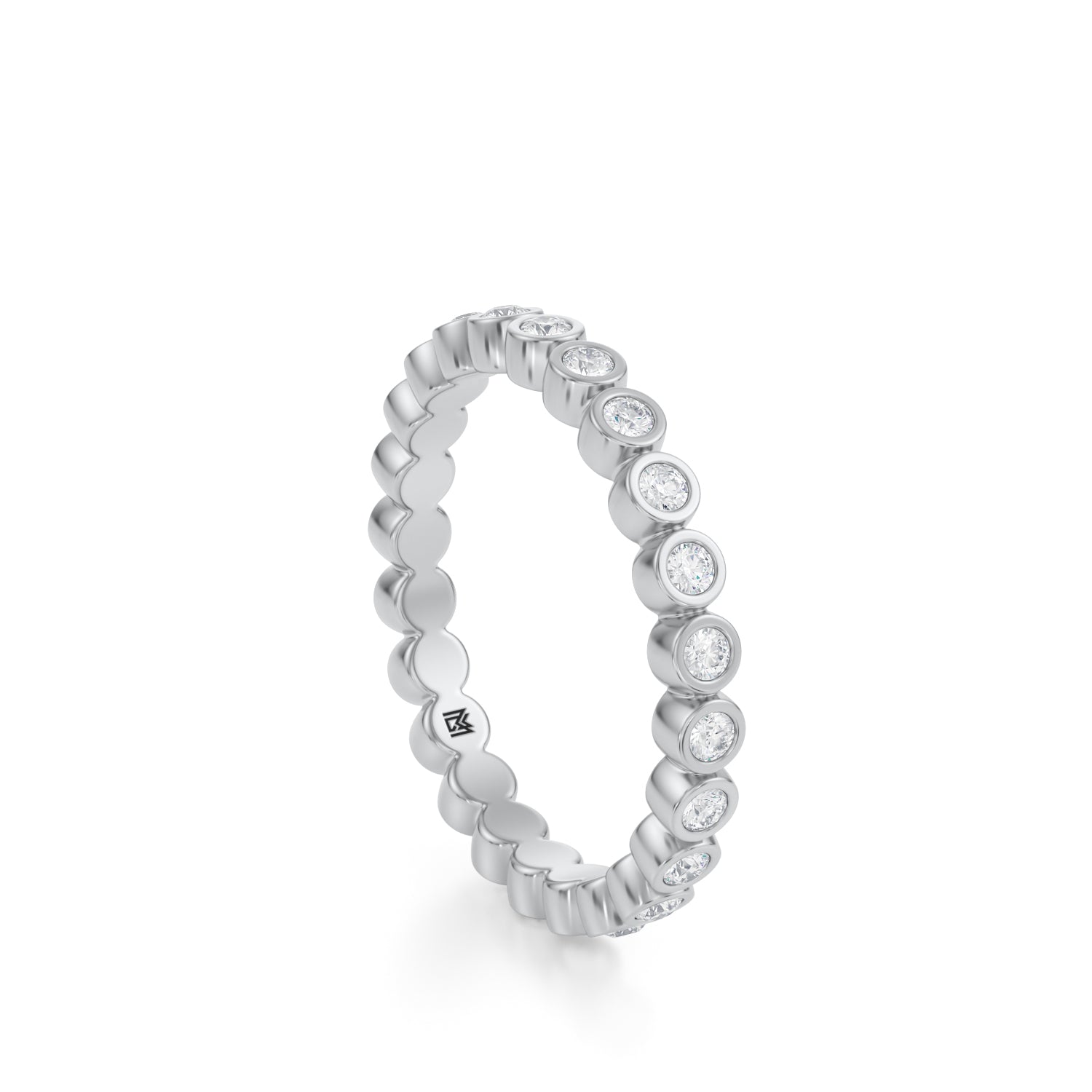 Bezel Diamond Band - Michael Gabriels