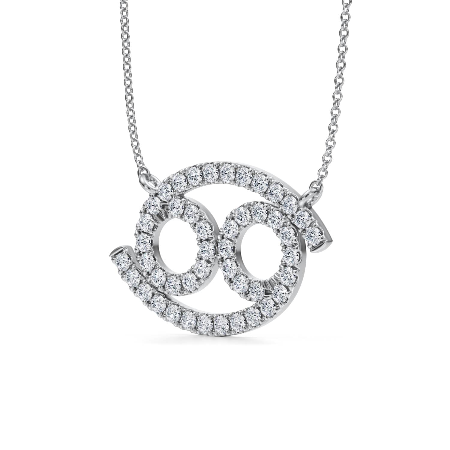 Cancer Zodiac Necklace (1 Carat) - Michael Gabriels