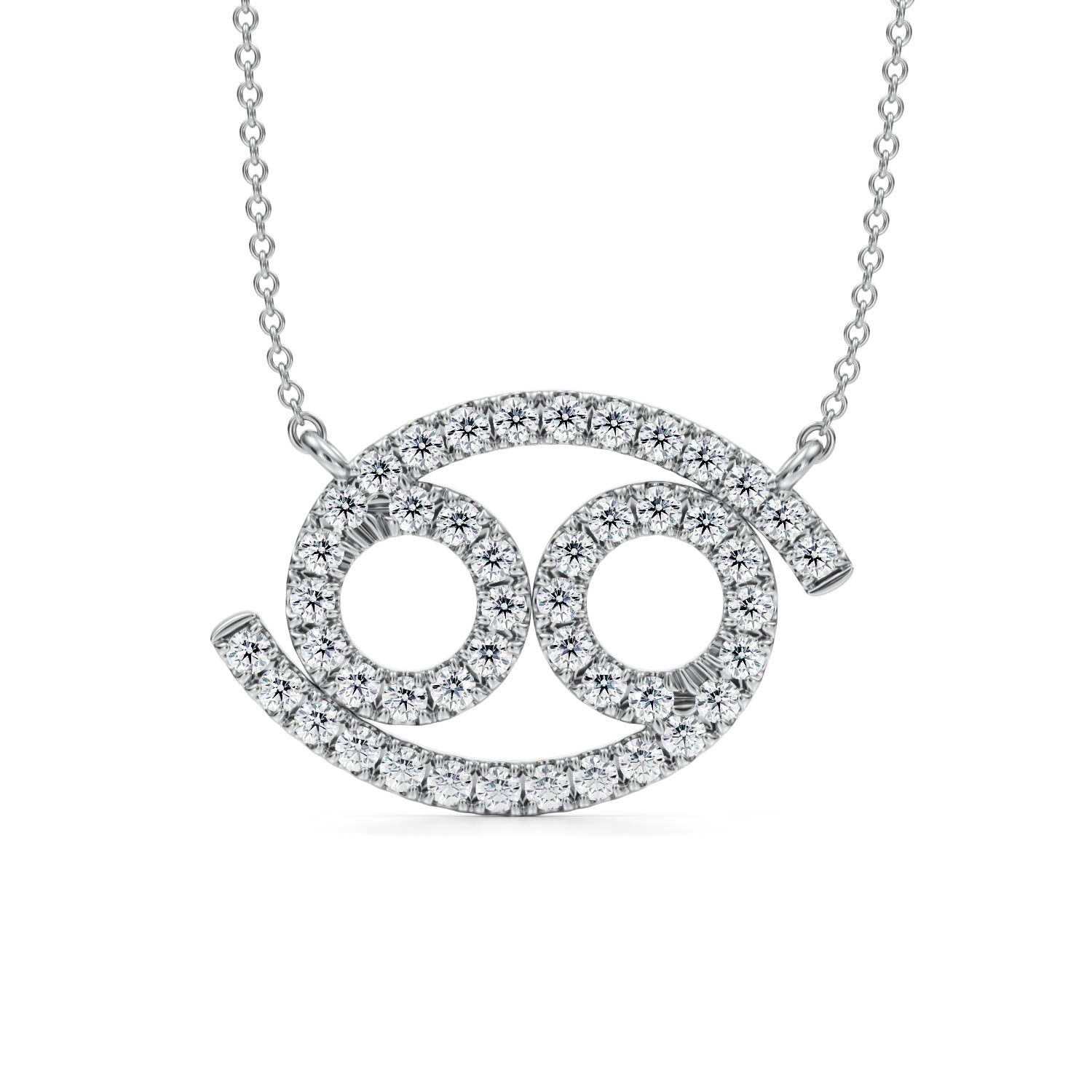 Cancer Zodiac Necklace (1 Carat) - Michael Gabriels