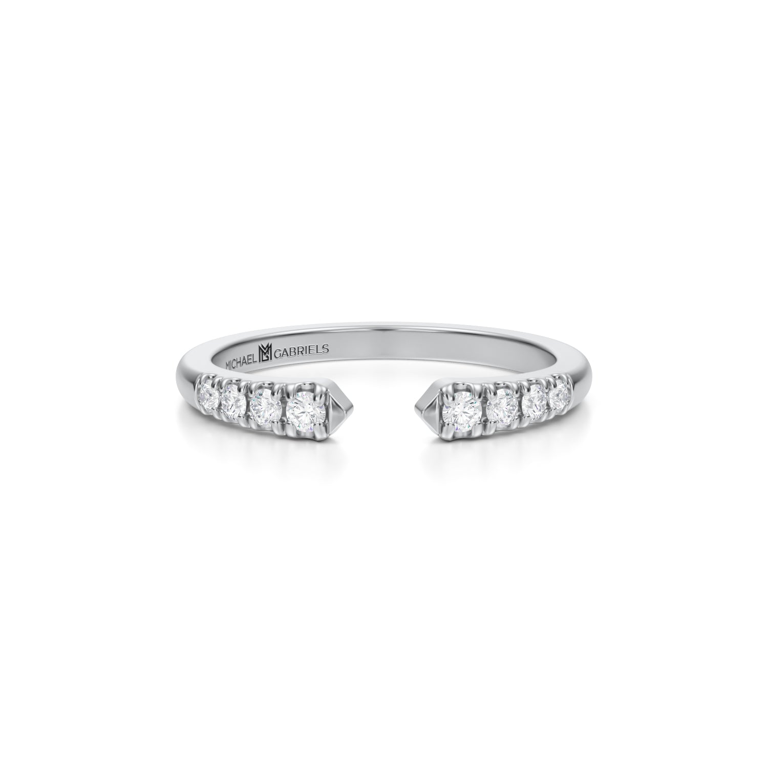 Graduated Open Wedding Band - Michael Gabriels