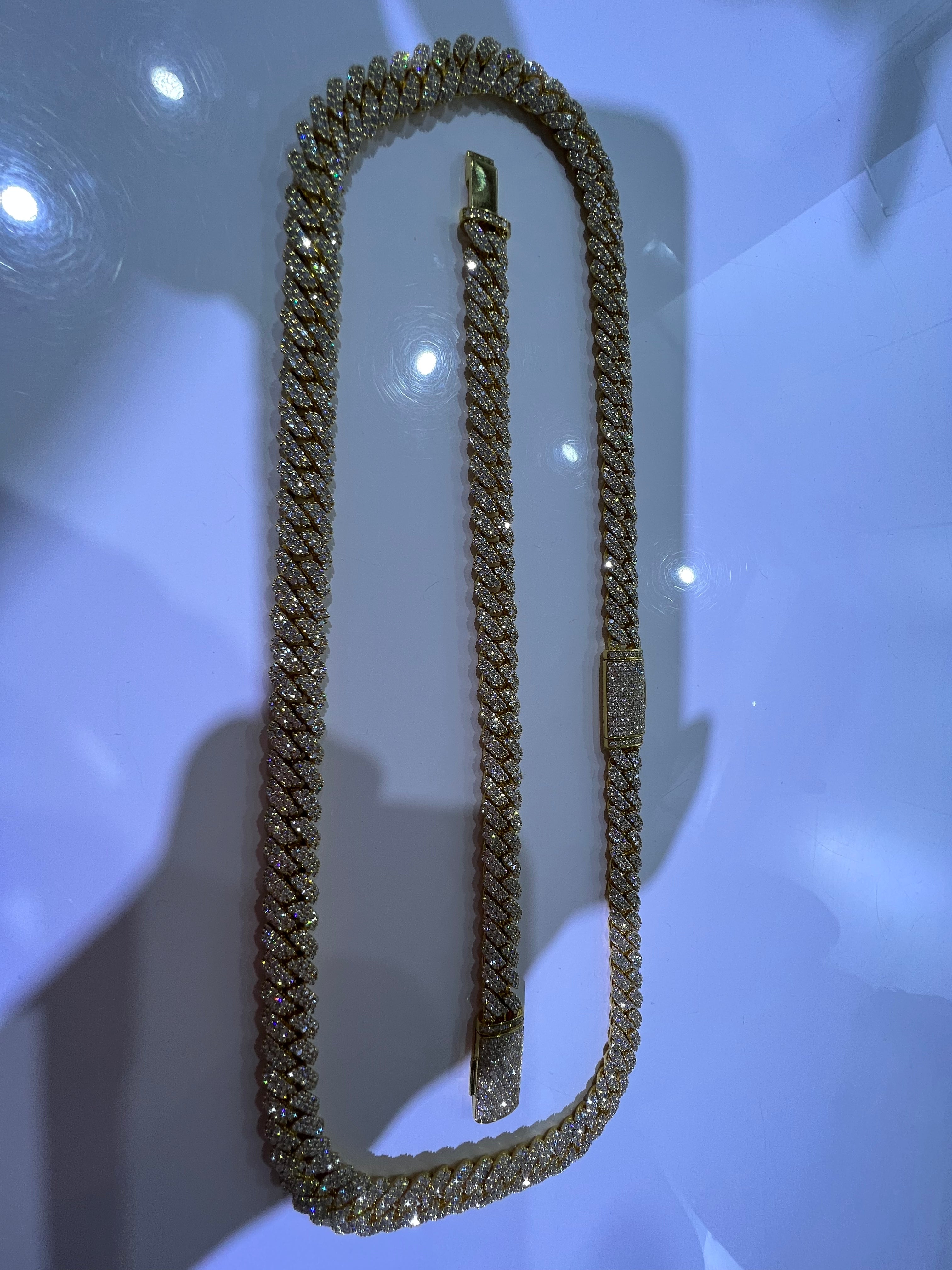 Lab Grown Diamond Cuban Necklace - Main Image