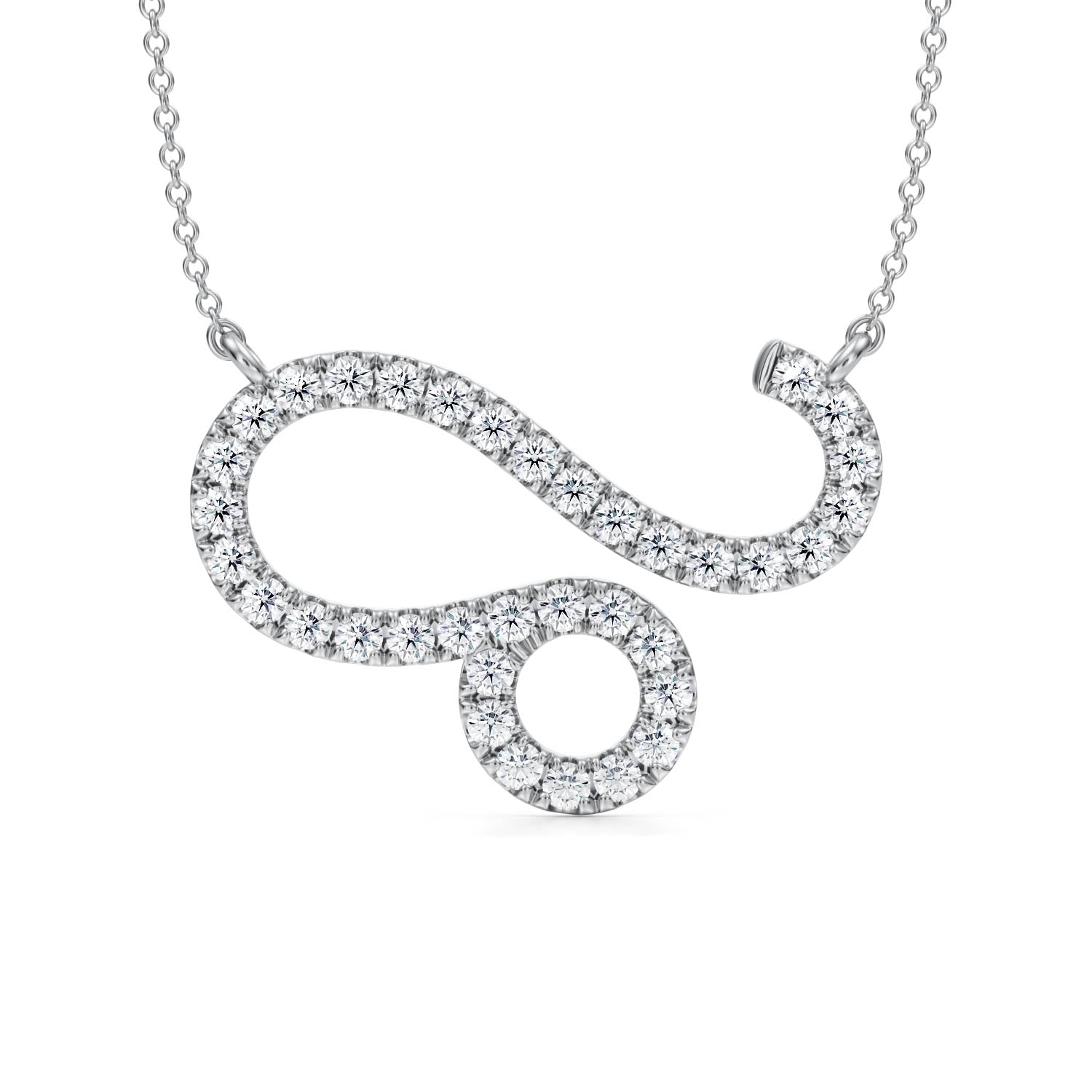 Leo Zodiac Necklace (1 Carat) - Michael Gabriels