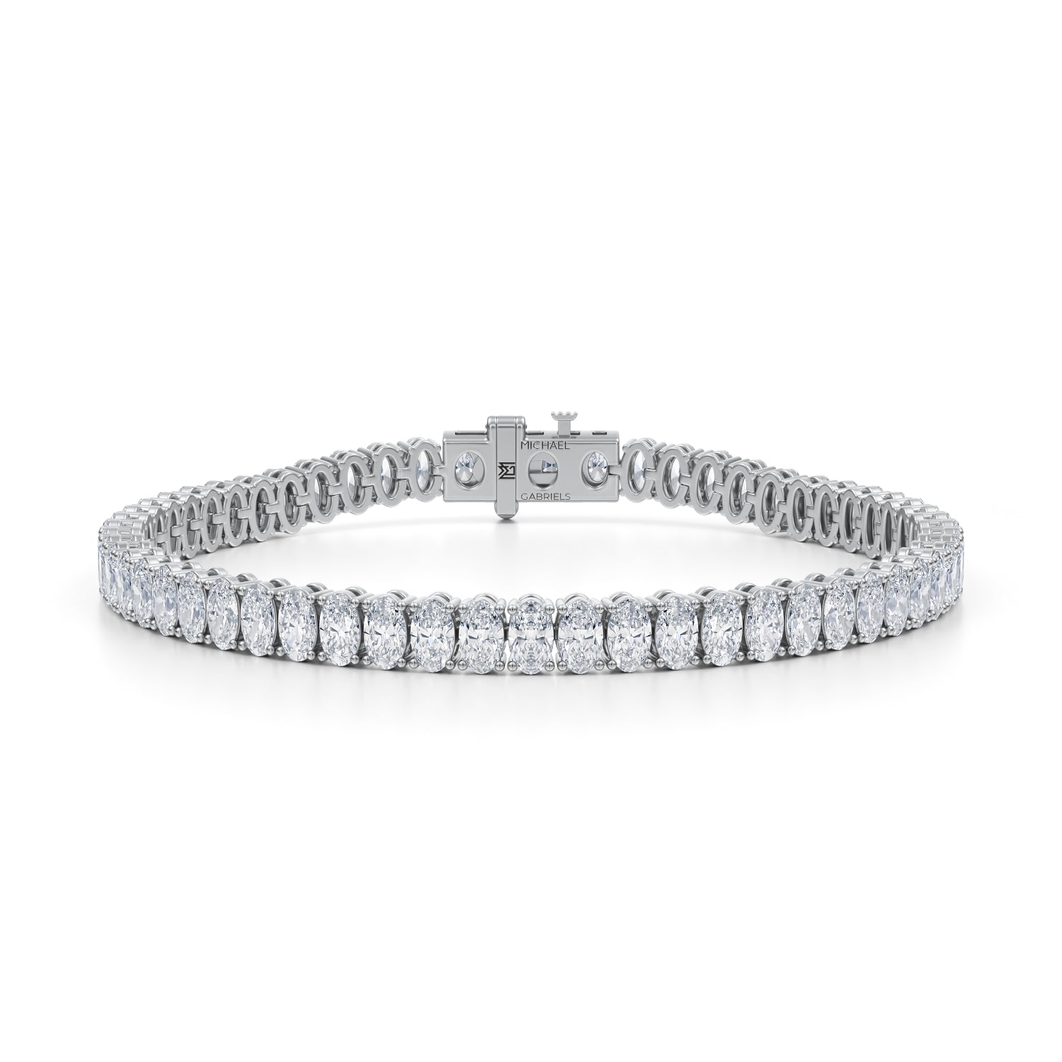 Oval Tennis Bracelet - Michael Gabriels