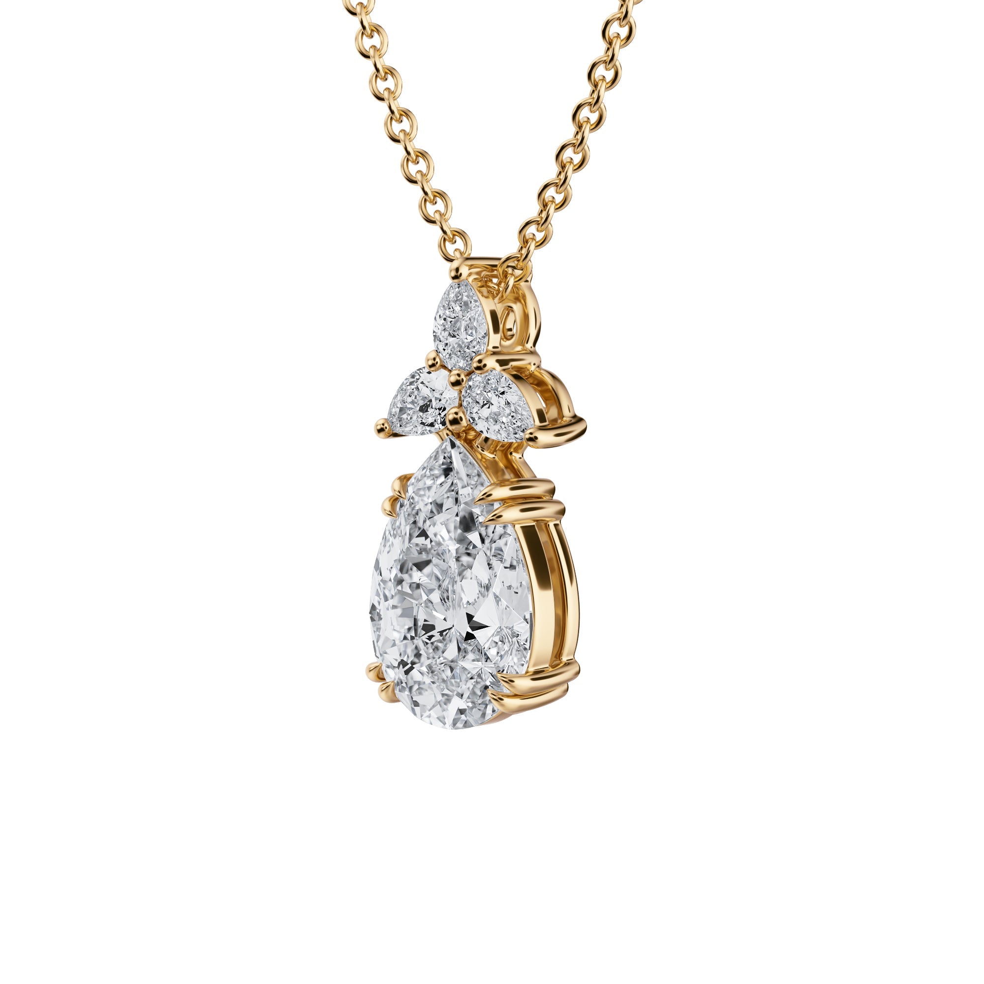 Pear Fancy Shape Pendant - Michael Gabriels