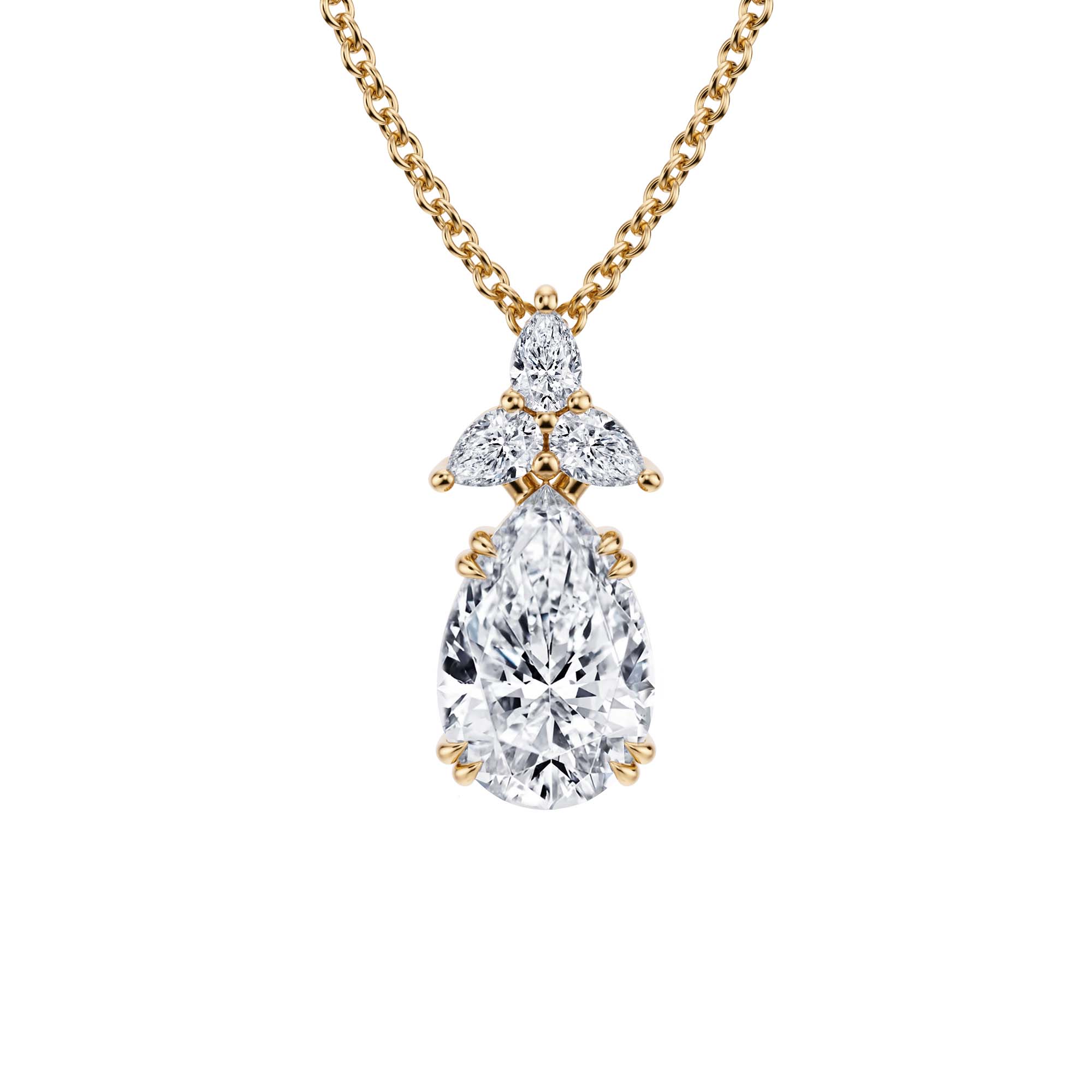 Pear Fancy Shape Pendant - Michael Gabriels