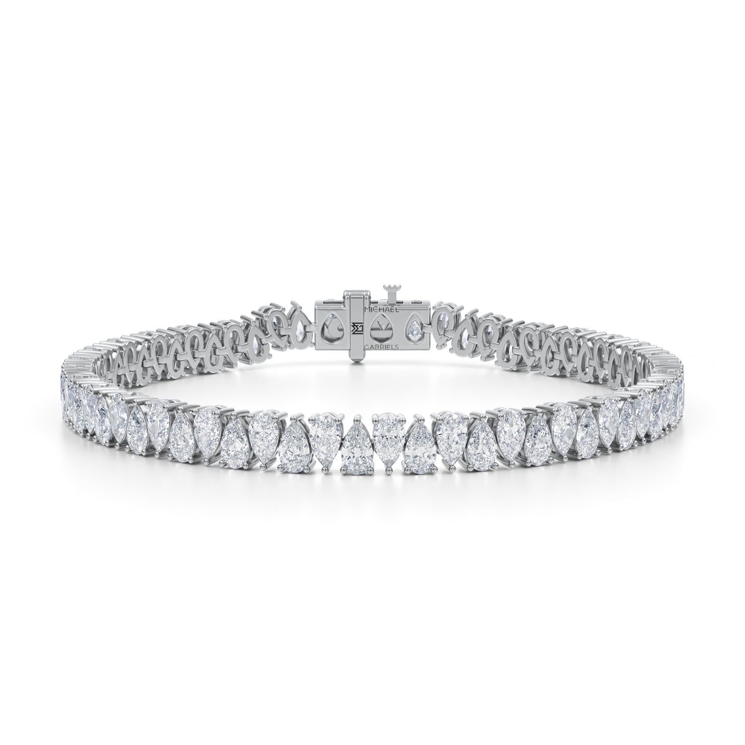 Pear Tennis Bracelet - Michael Gabriels