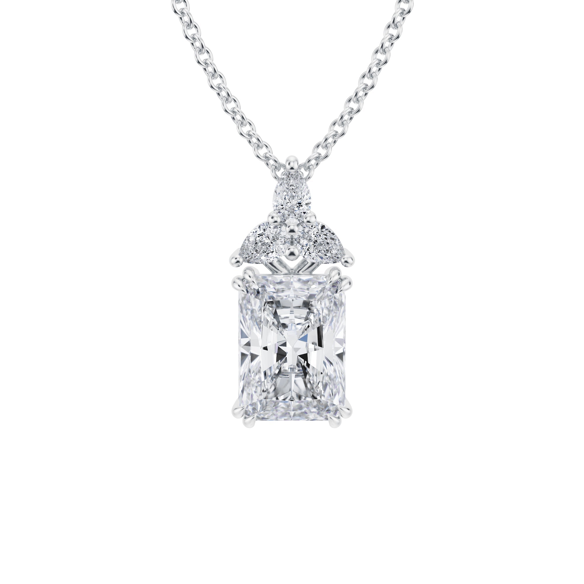 Radiant Fancy Shape Pendant - Michael Gabriels