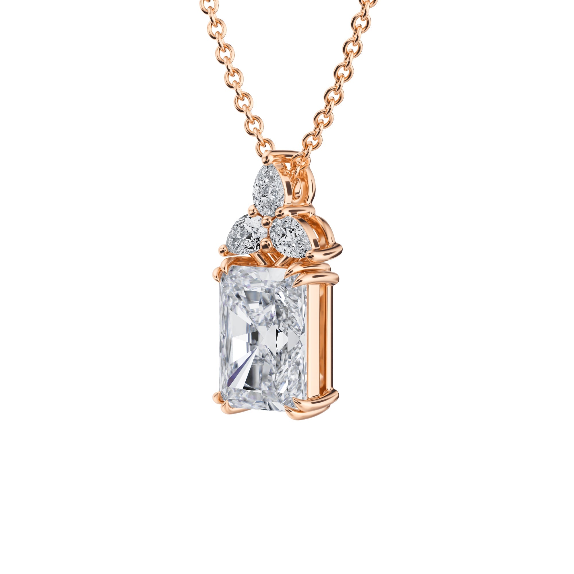 Radiant Fancy Shape Pendant - Michael Gabriels