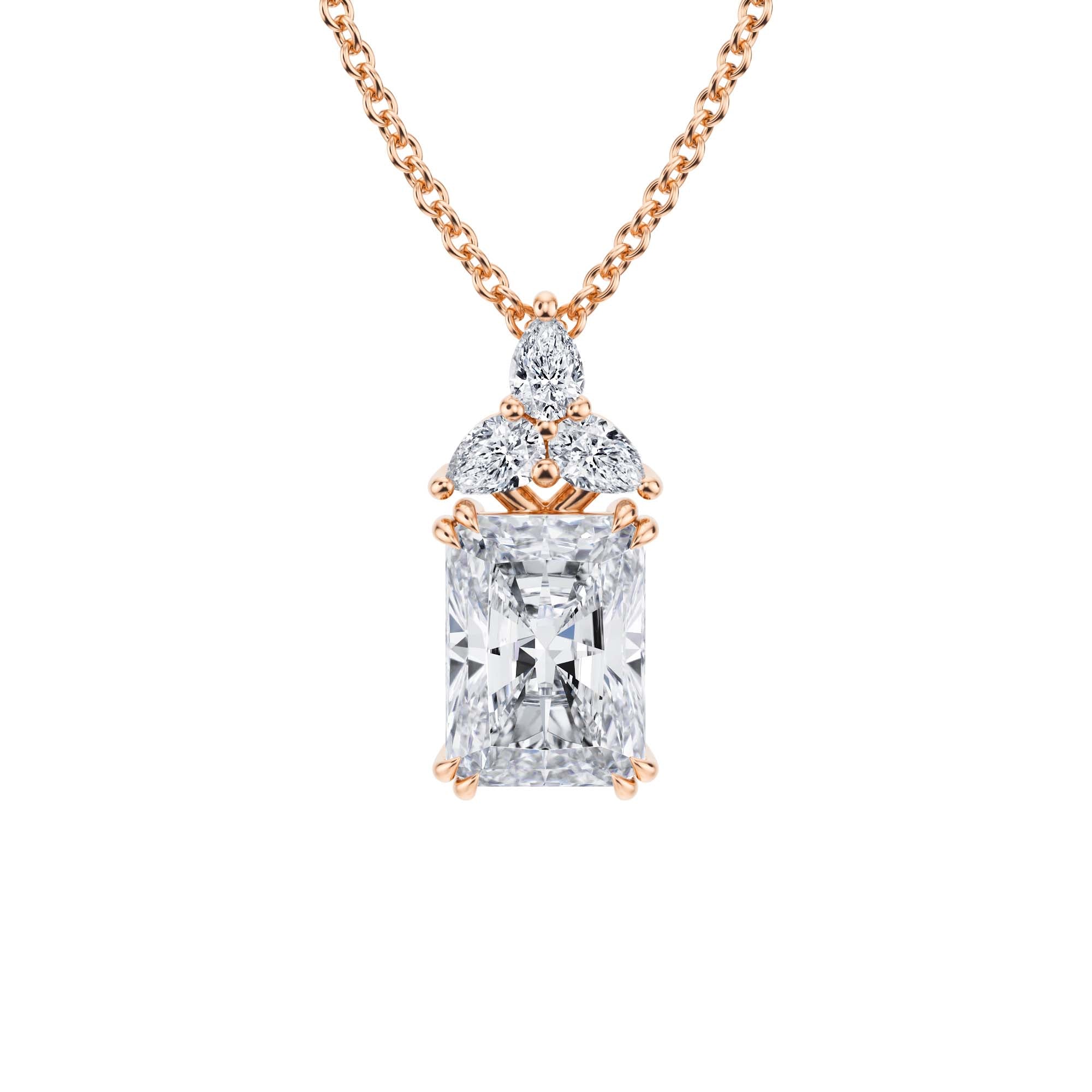 Radiant Fancy Shape Pendant - Michael Gabriels