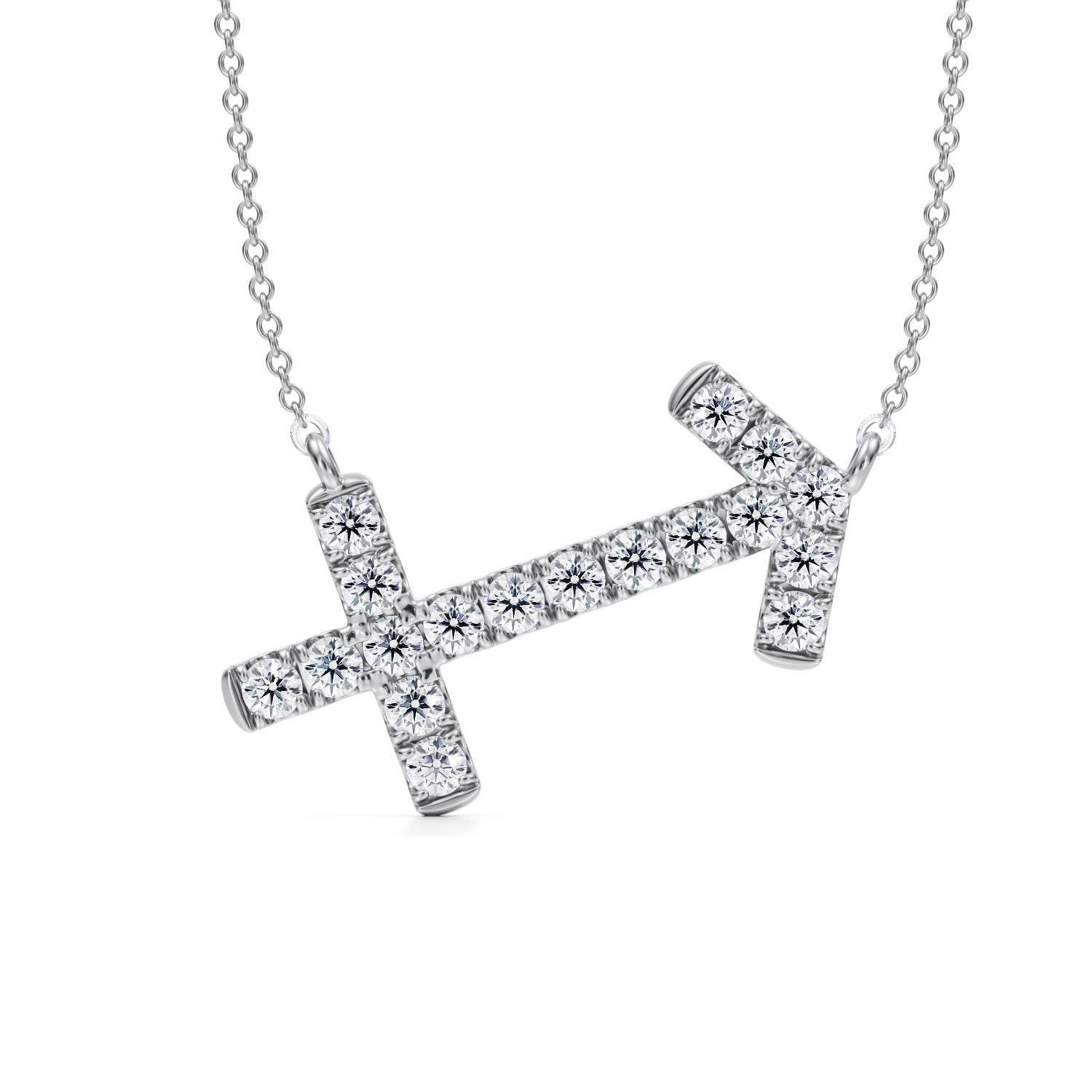 Sagittarius Zodiac Necklace (1 Carat) - Michael Gabriels