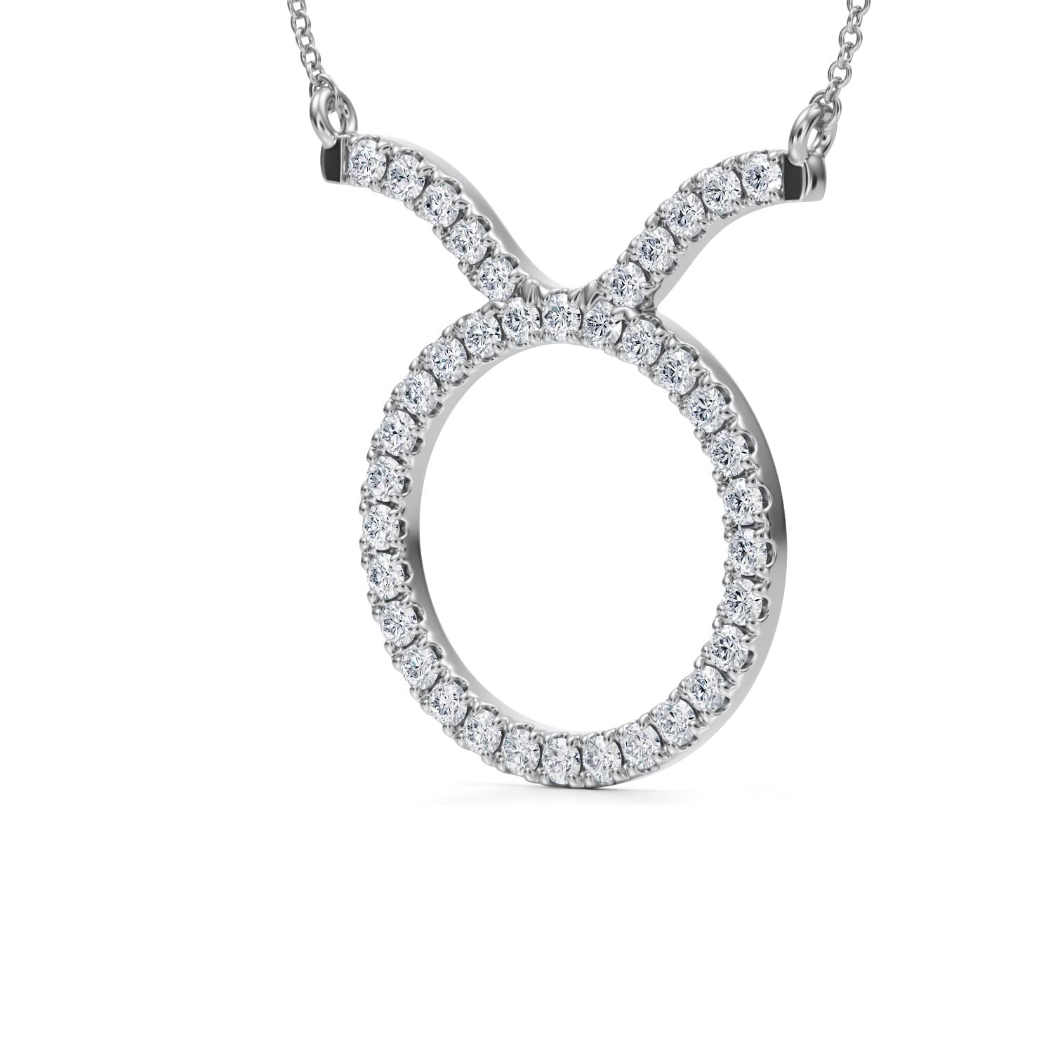 Taurus Zodiac Necklace (1 Carat) - Michael Gabriels