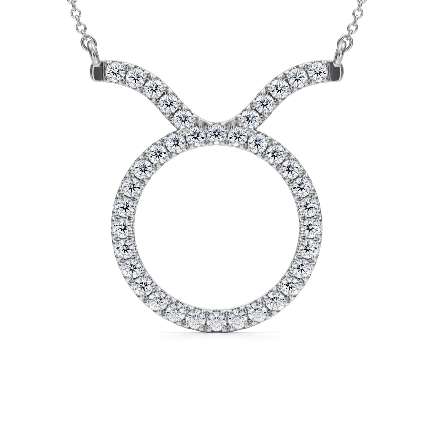 Taurus Zodiac Necklace (1 Carat) - Michael Gabriels