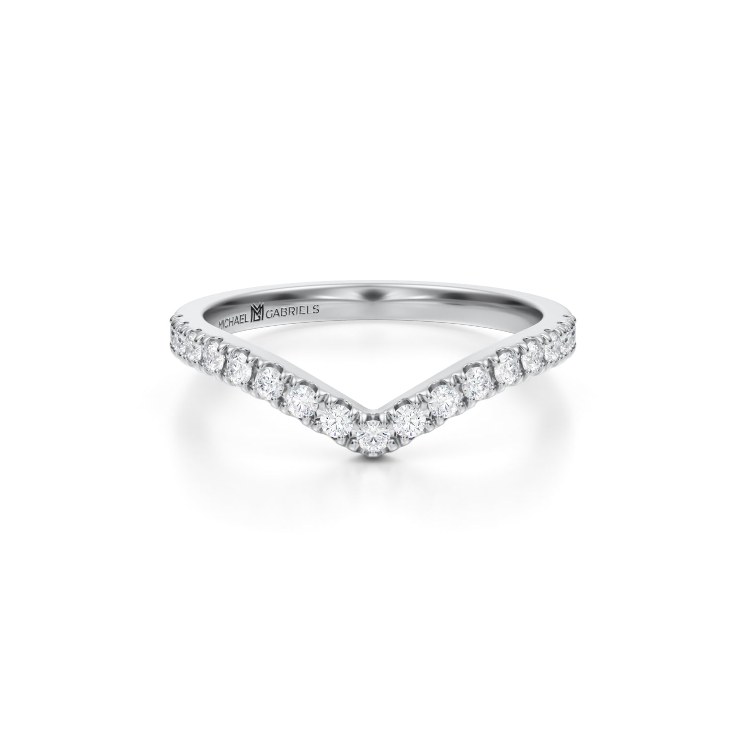 V Shaped Diamond Ring - Michael Gabriels