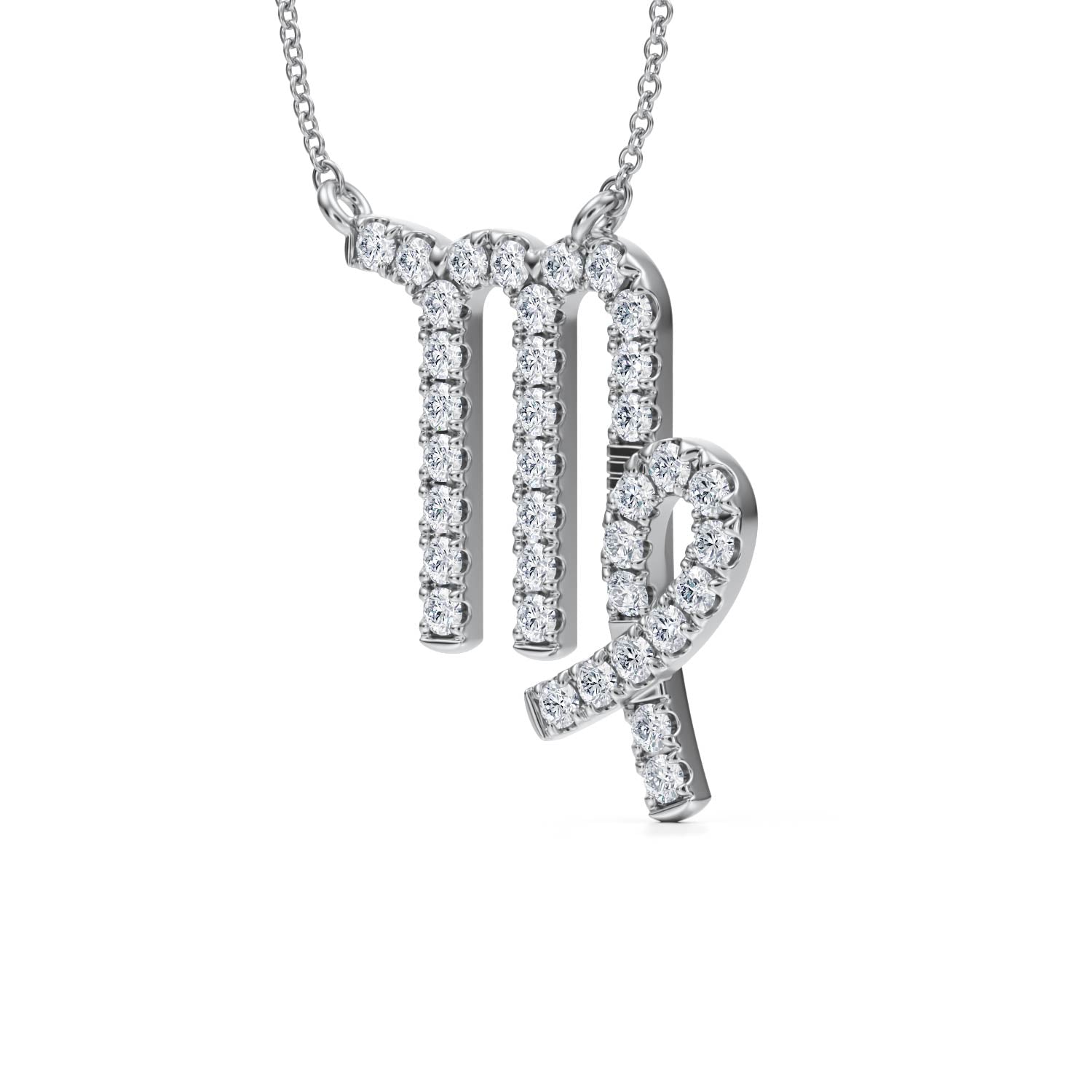 Virgo Zodiac Necklace (1 Carat) - Michael Gabriels