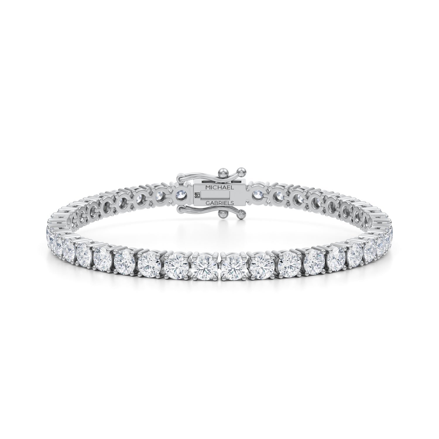 10 Carat Lab Grown Diamond Tennis Bracelet - Michael Gabriels